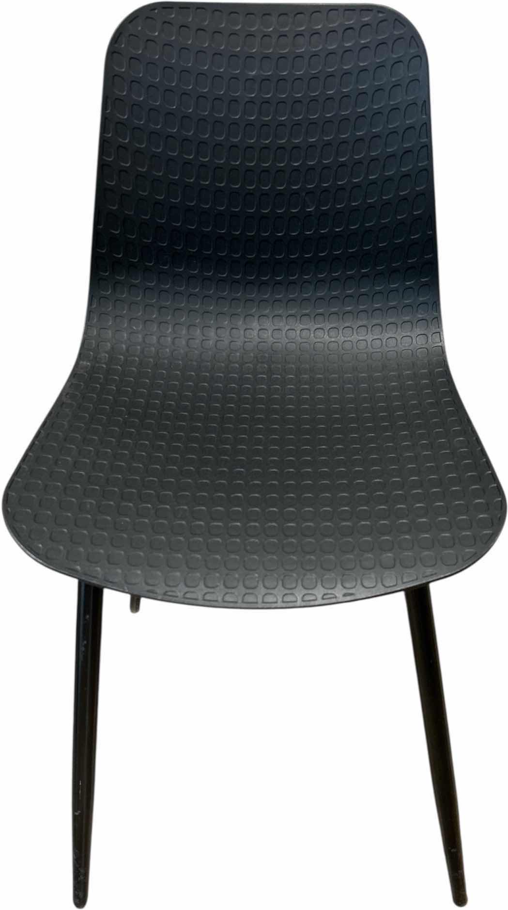 Photo 1 of BLACK MODERN ARMLESS CHAIR