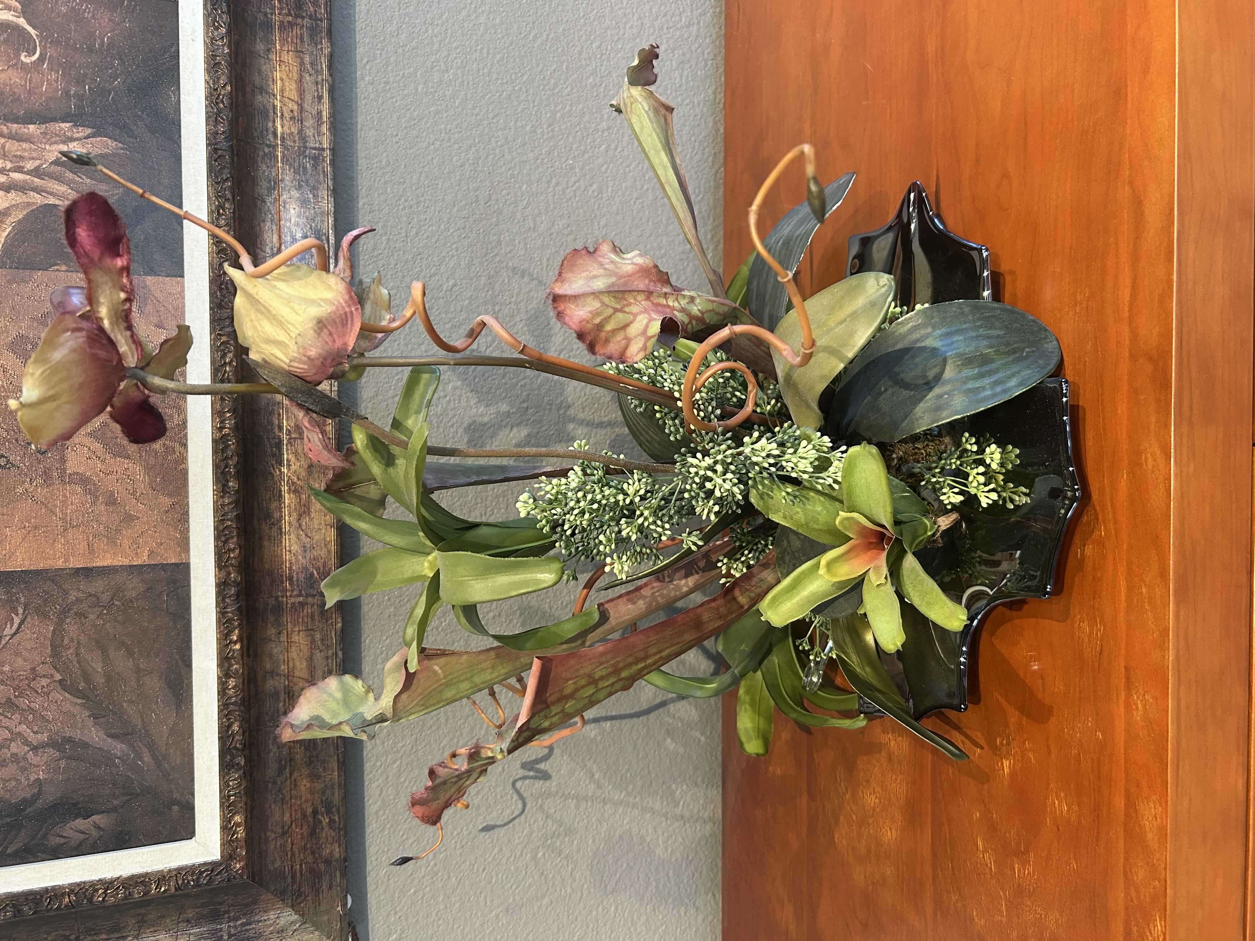 Photo 1 of FAUX DECORATIVE FLORAL ARRANGEMENT H 23"