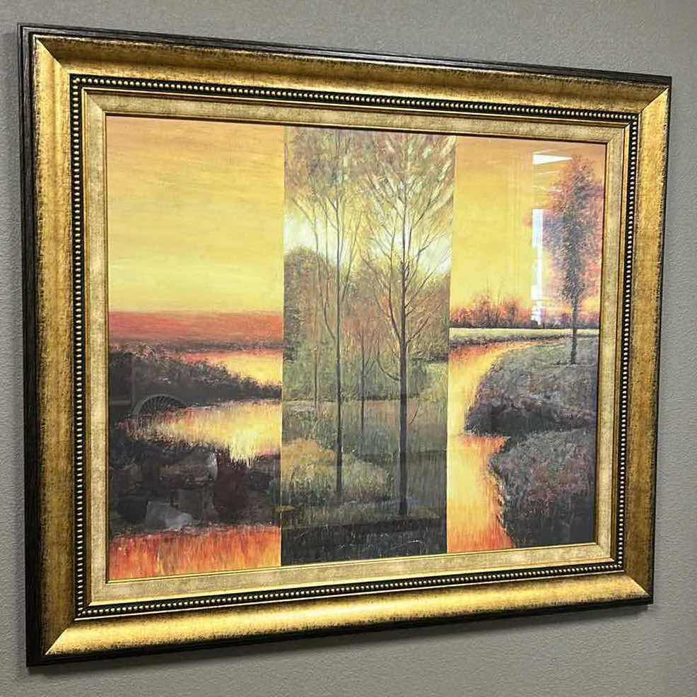 Photo 1 of FRAMED LANDSCAPE ARTWORK 49.5 x 43.5 