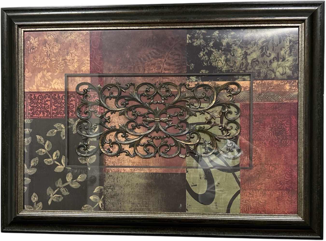 Photo 1 of FRAMED SHADOW BOX ARTWORK 42“ x H30“