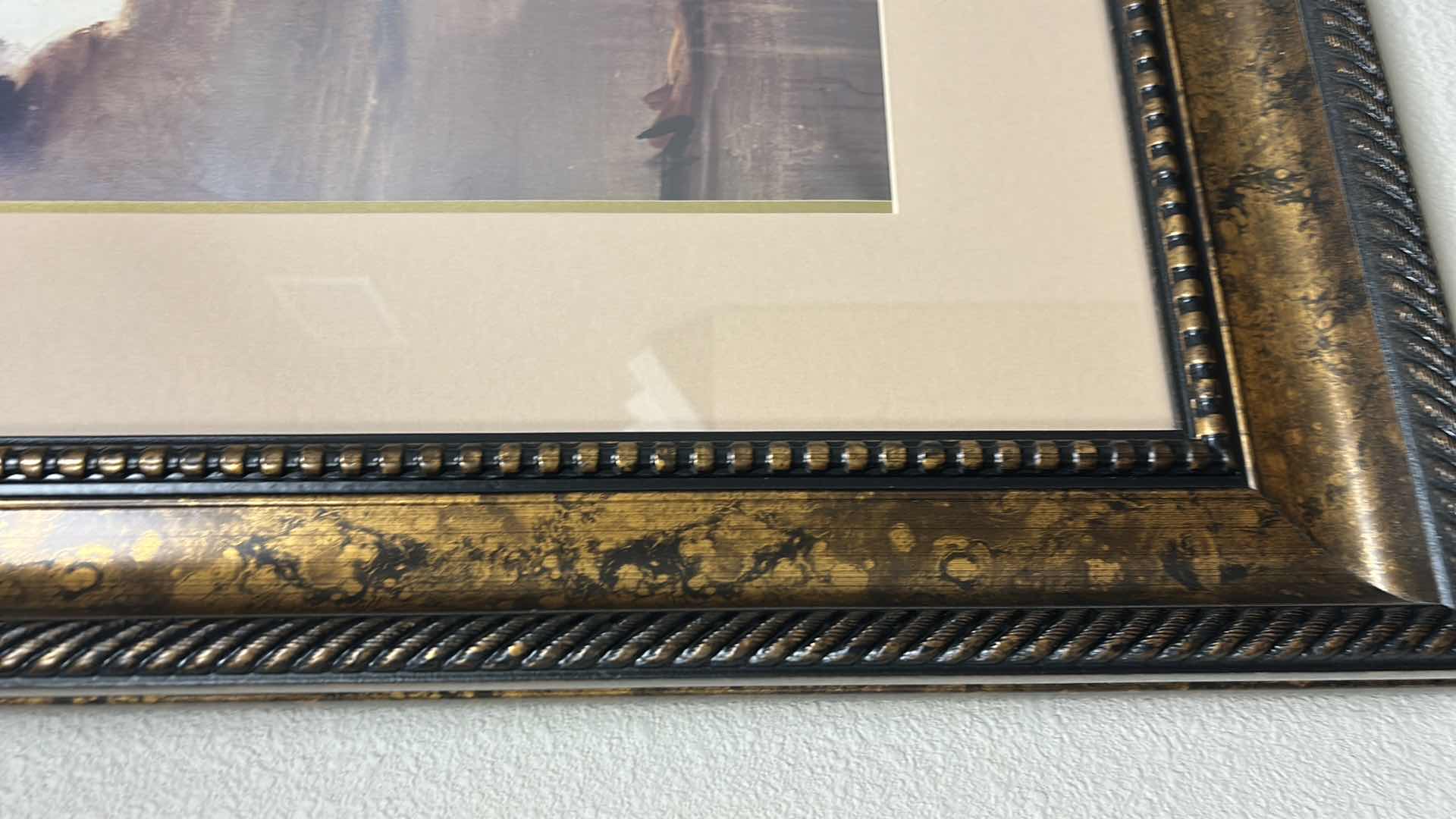 Photo 1 of FRAMED ABSTRACT LANDSCAPES ARTWORK 30” x H38”