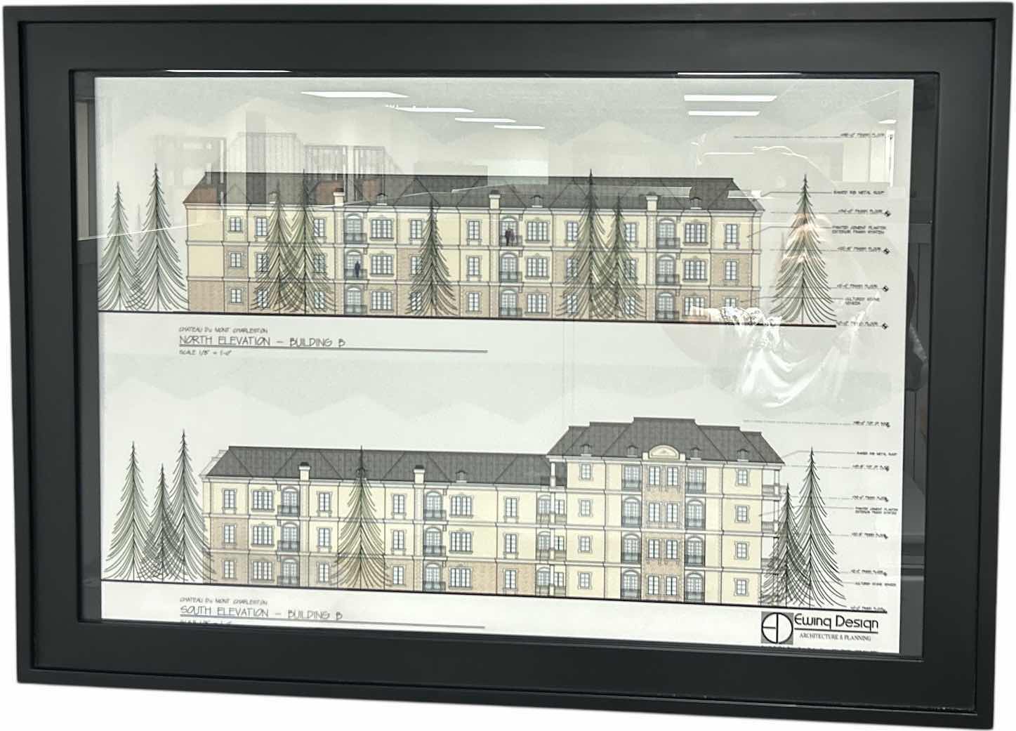 Photo 1 of FRAMED “ CHATEAU DU MONT CHARLESTON ARTWORK 41” x 29”