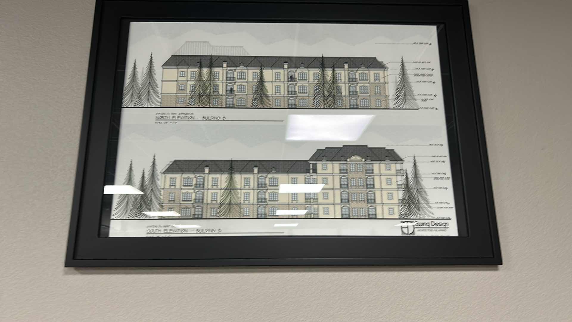 Photo 1 of FRAMED “ CHATEAU DU MONT CHARLESTON ARTWORK 41” x 29”