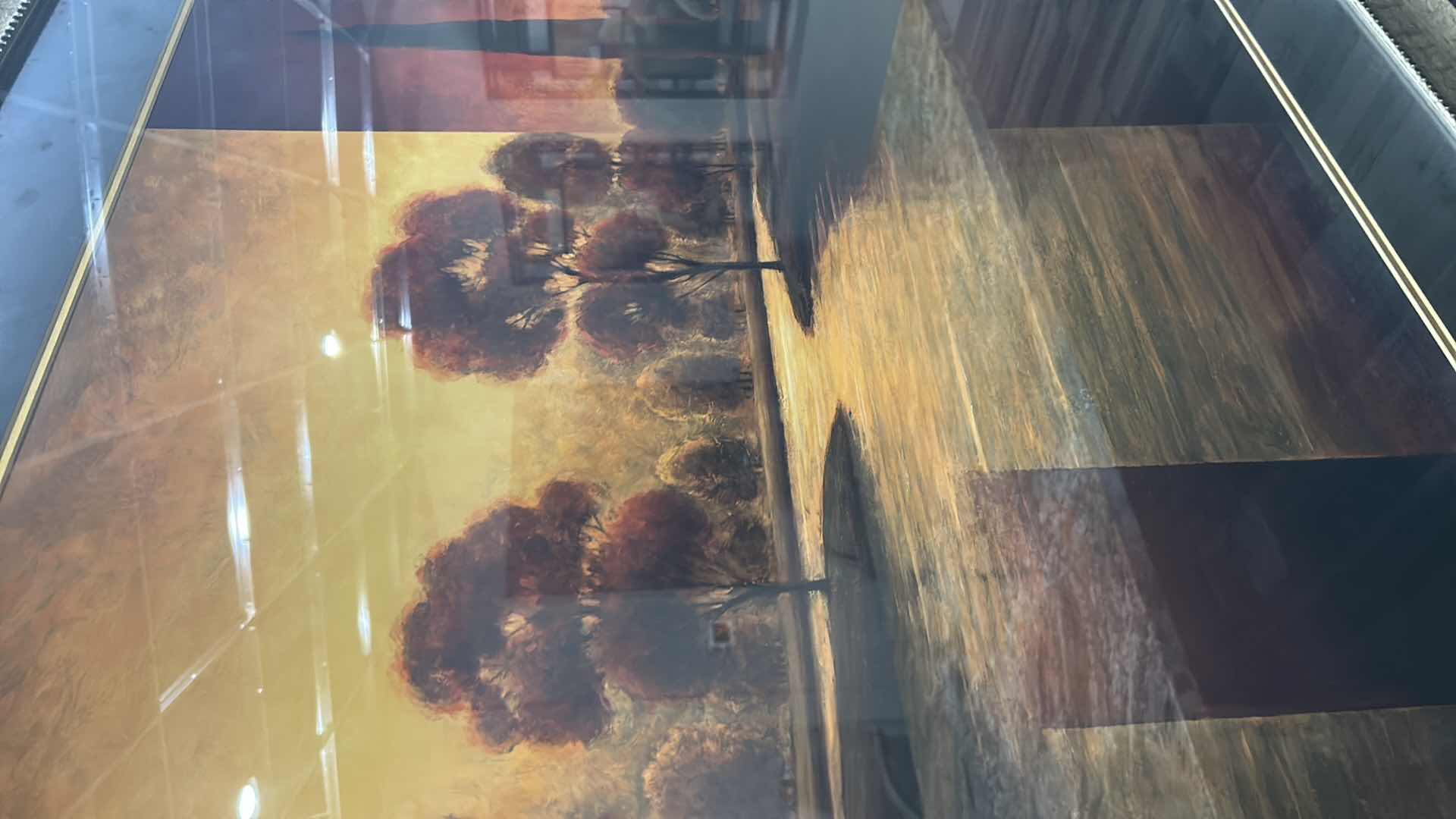 Photo 1 of BLACK GOLD FRAMED THE BREAK OF DAWN II BY GREGORY WILLIAMS ARTWORK 45" X 45"