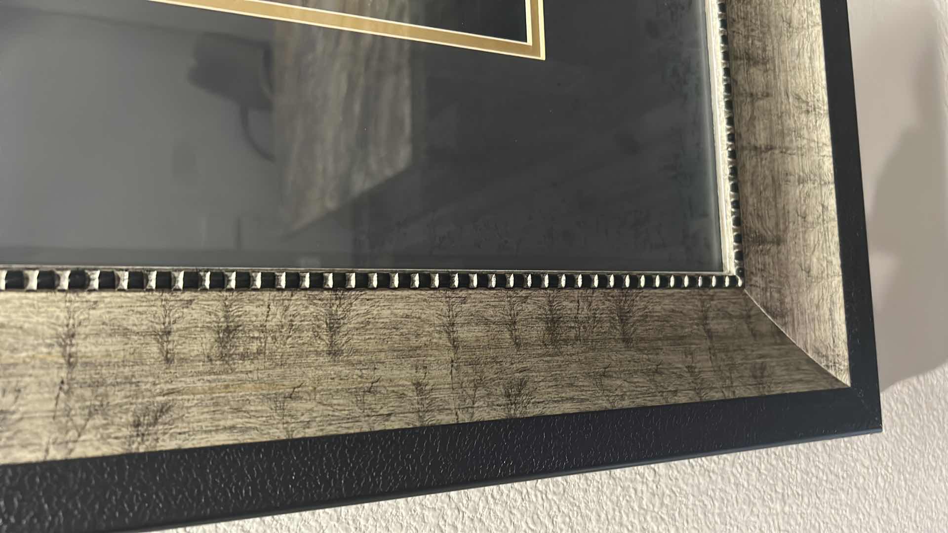 Photo 1 of BLACK GOLD FRAMED THE BREAK OF DAWN II BY GREGORY WILLIAMS ARTWORK 45" X 45"