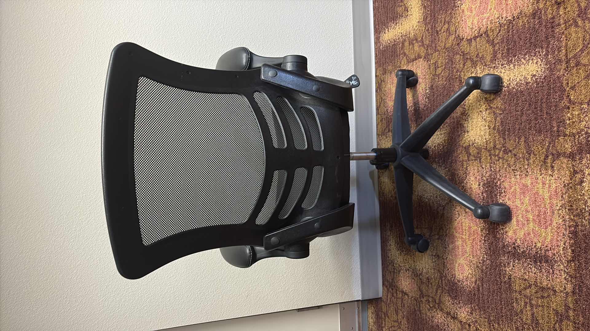 Photo 1 of BLACK TECHNI MOBILI MID BACK MESH ADJUSTABLE ARM CHAIR 