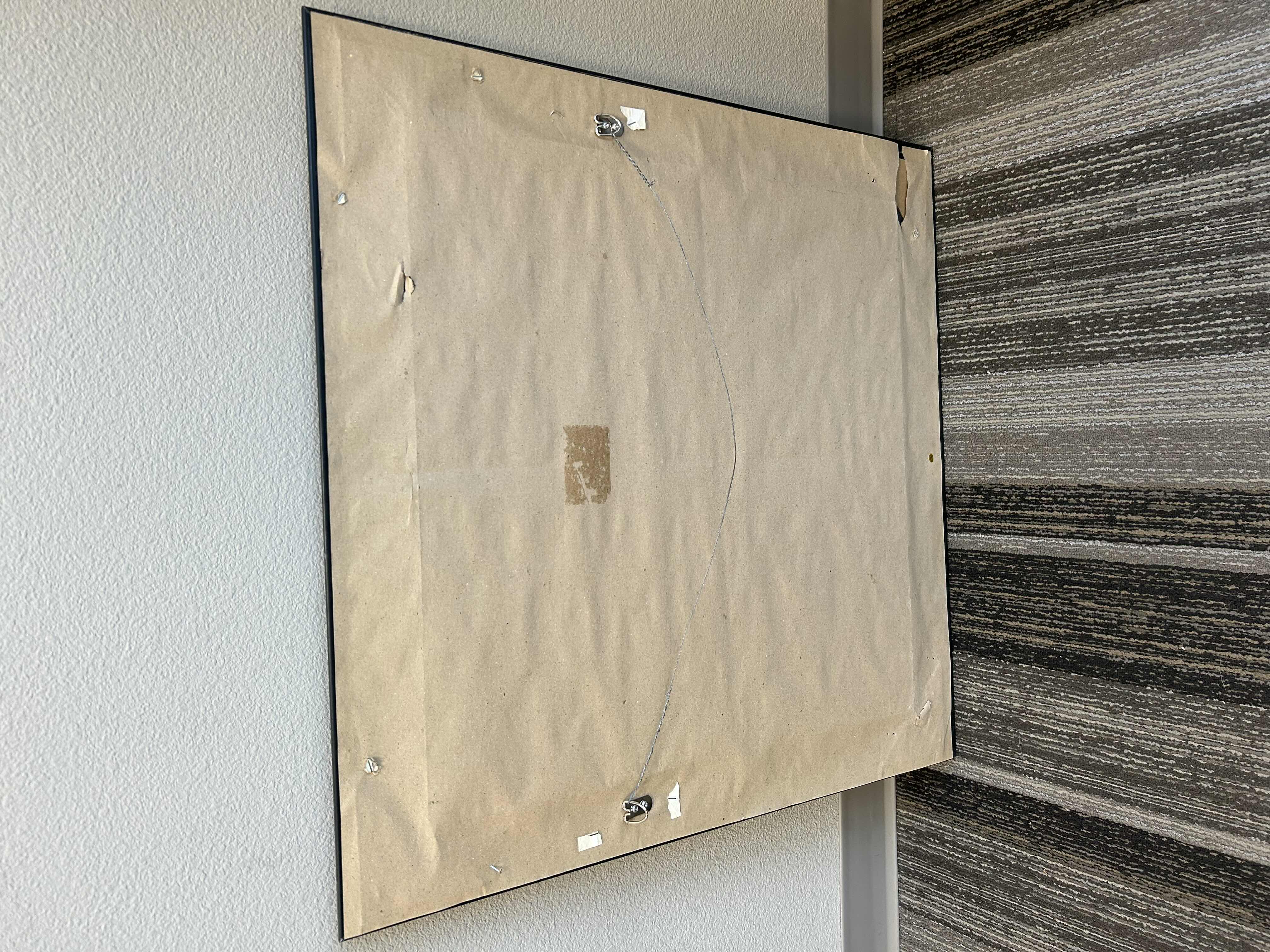 Photo 1 of BLACK FRAMED W METAL DESIGN ARTWORK 30" X 32"