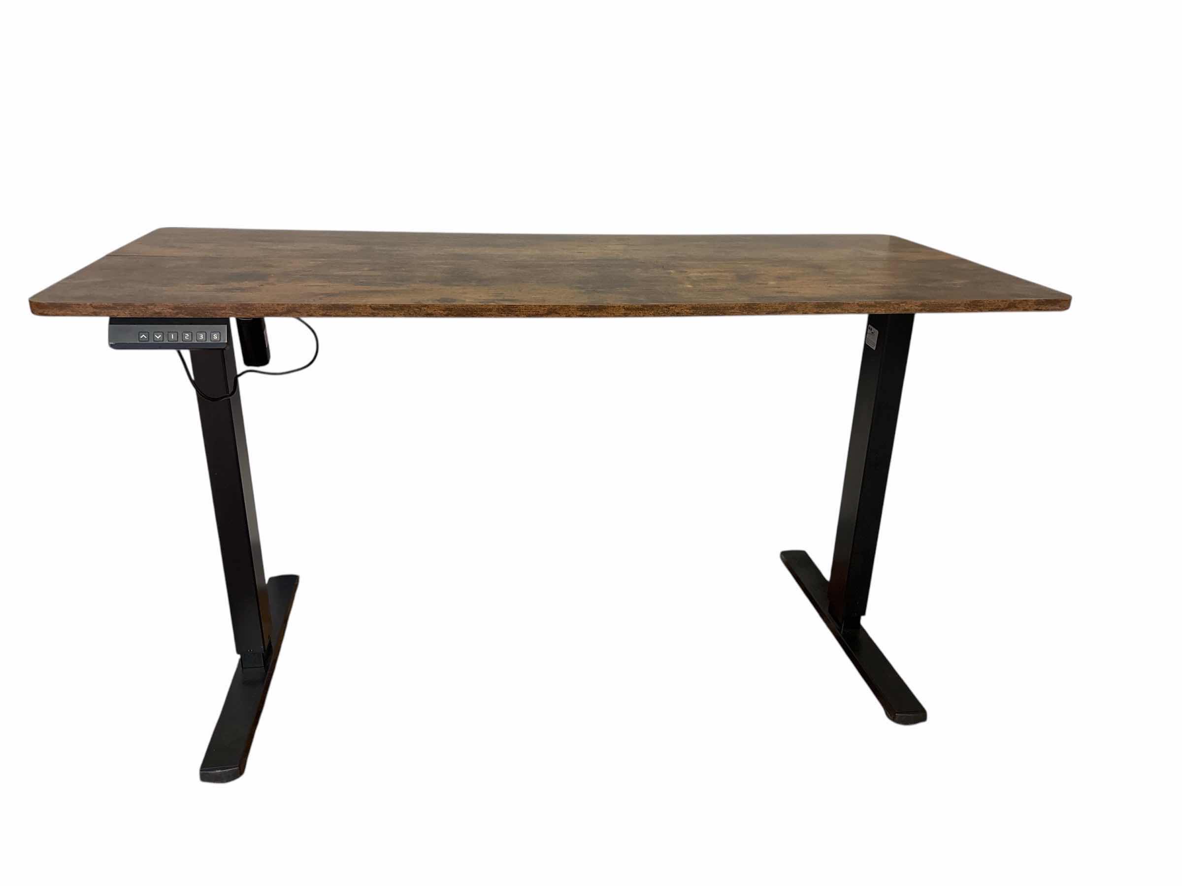 Photo 1 of WALNUT STANDING DESK ADJUSTABLE HEIGHT 55” X 24”