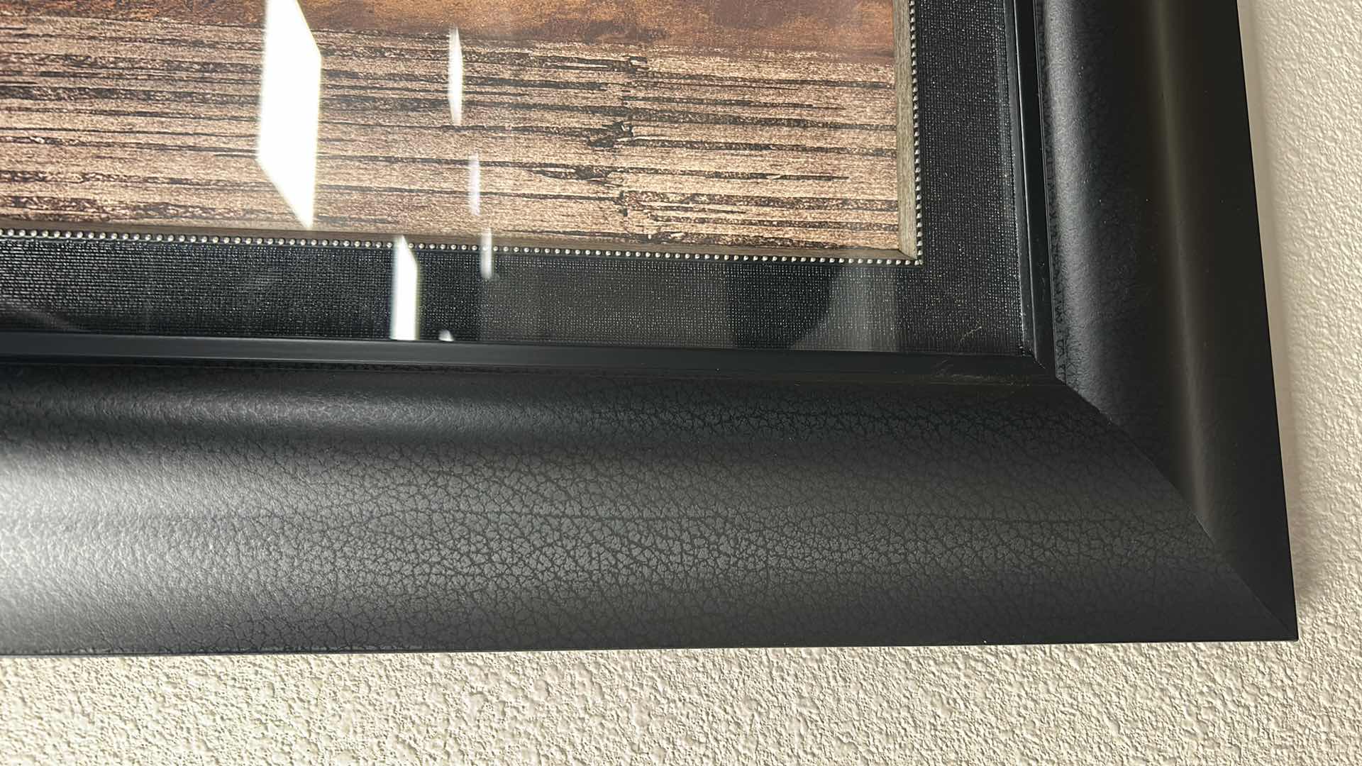 Photo 1 of BLACK FRAMED BOTANICAL ART  DESIGN ARTWORK 48" X 26"