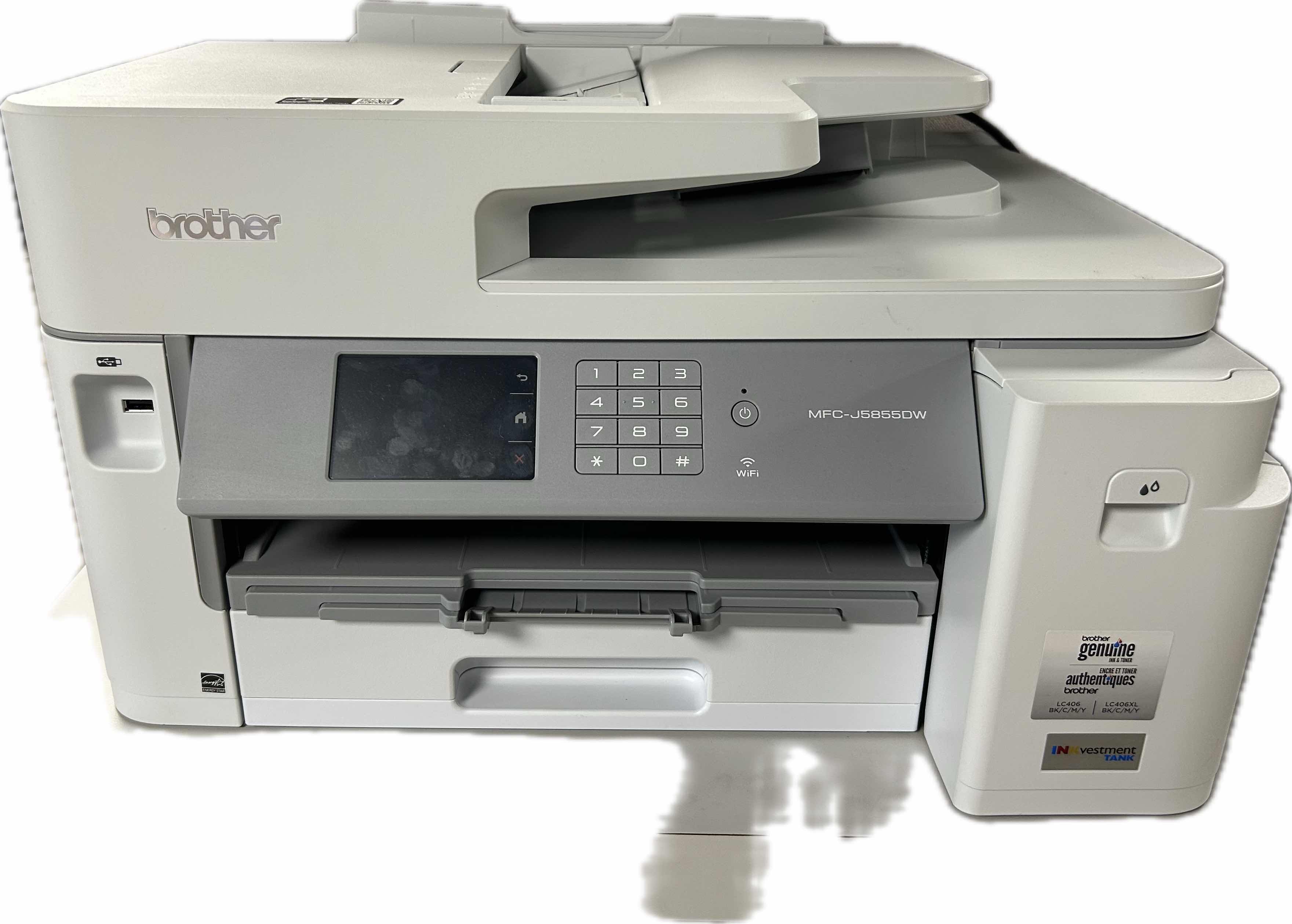 Photo 1 of BROTHER MFC J5855DW  INVESTMENT TANK ALL-IN-ONE COLOR PRINTER