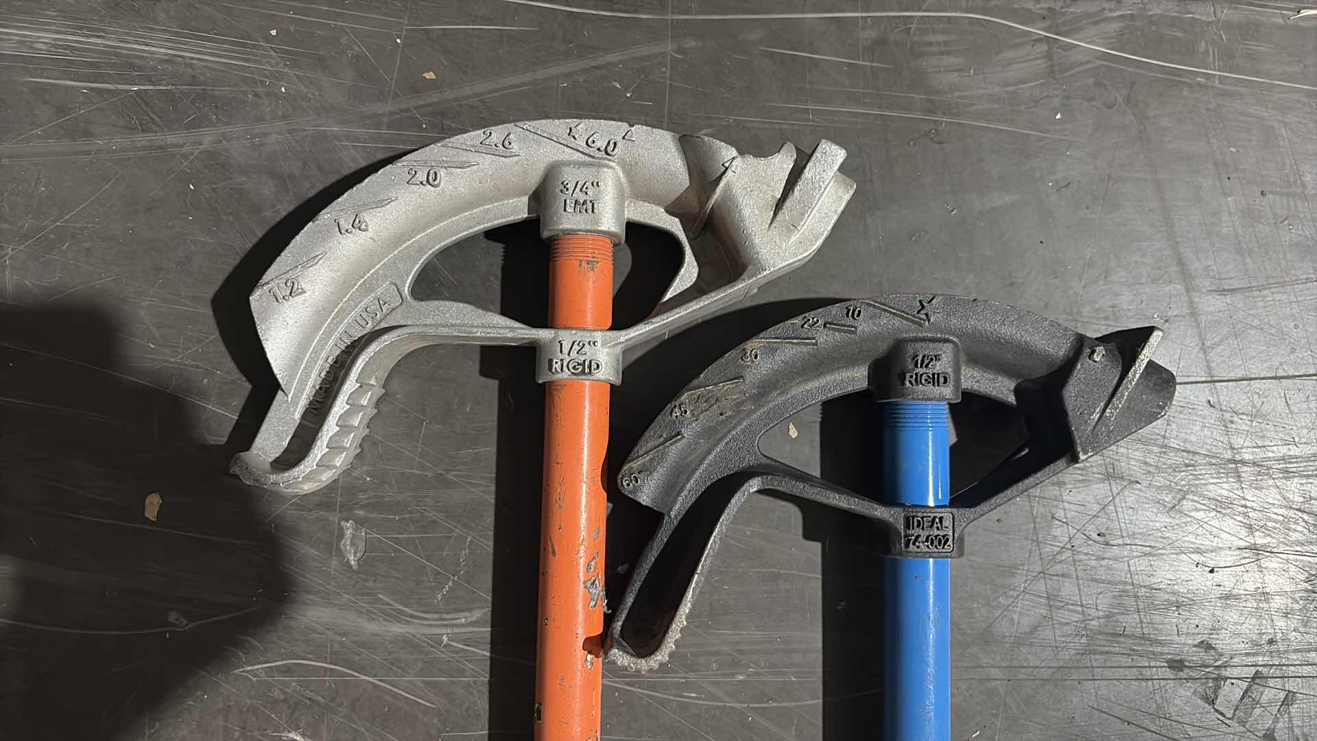 Photo 1 of KLEIN AND IDEAL STEEL PIPE BENDERS  1/2” 