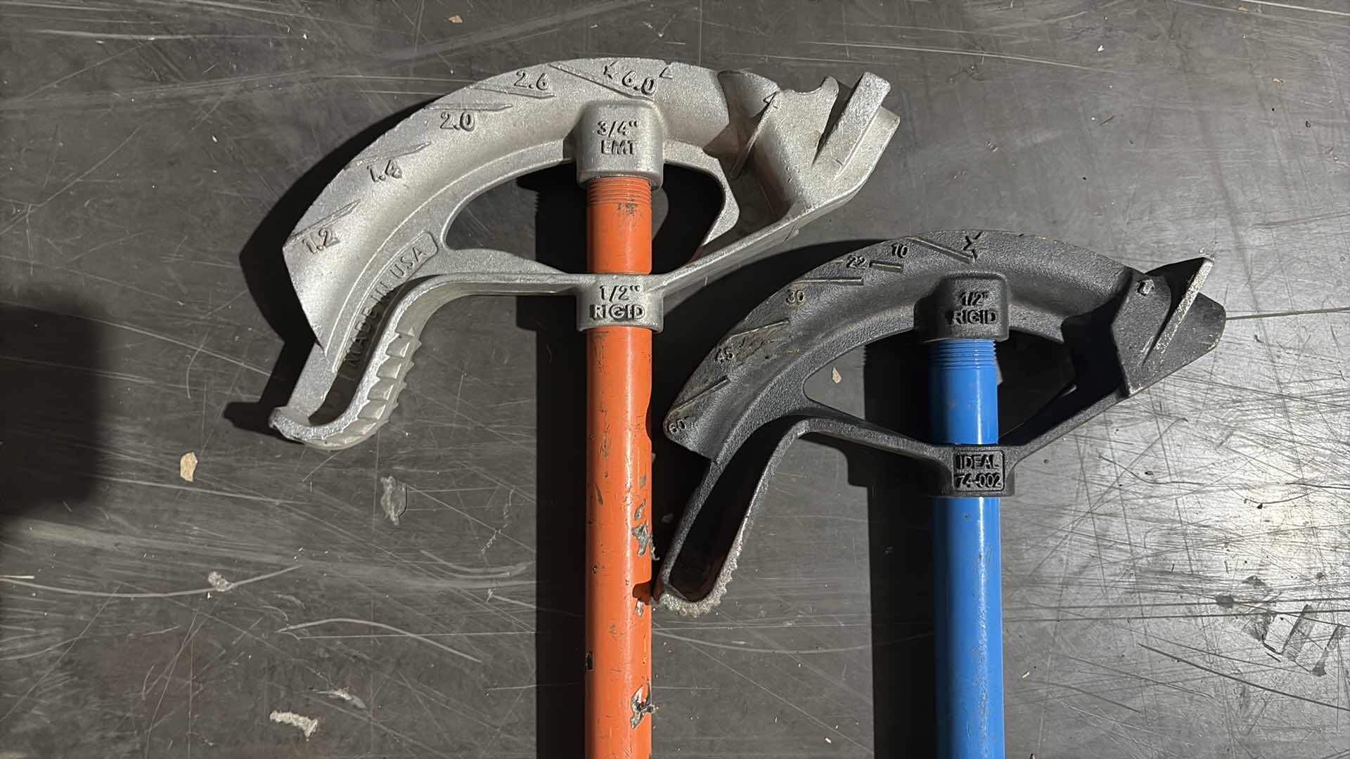 Photo 1 of KLEIN AND IDEAL STEEL PIPE BENDERS  1/2” 