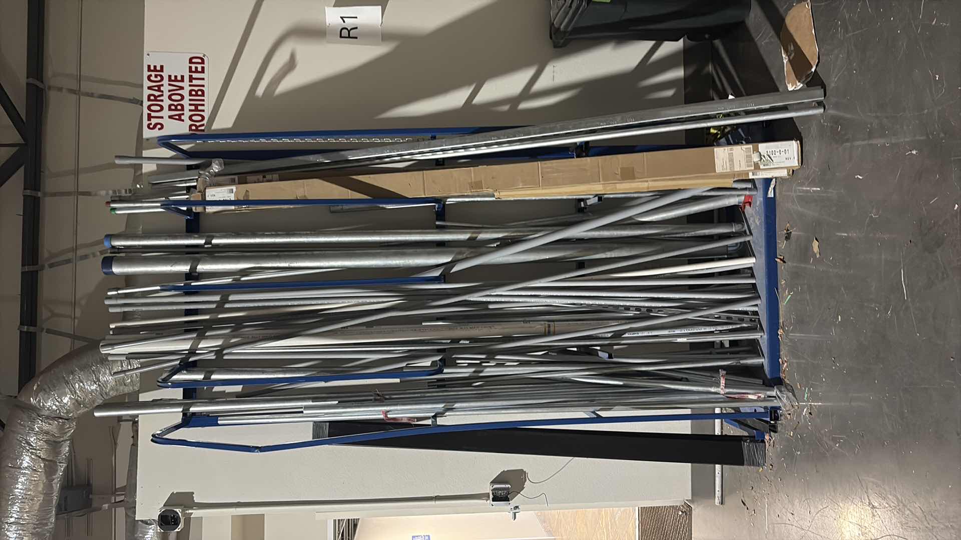 Photo 1 of INDUSTRIAL RACK 100”X 54” PIPE INCLUDED