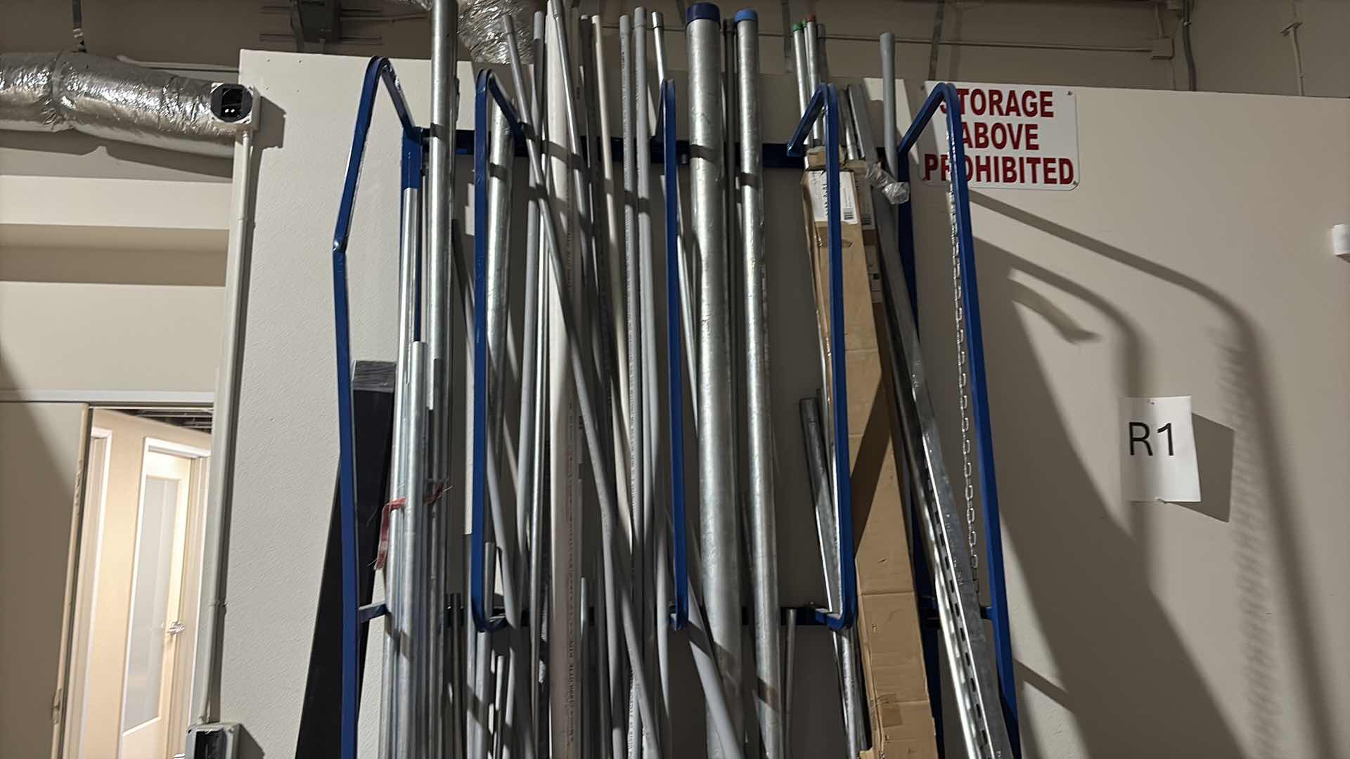 Photo 1 of INDUSTRIAL RACK 100”X 54” PIPE INCLUDED