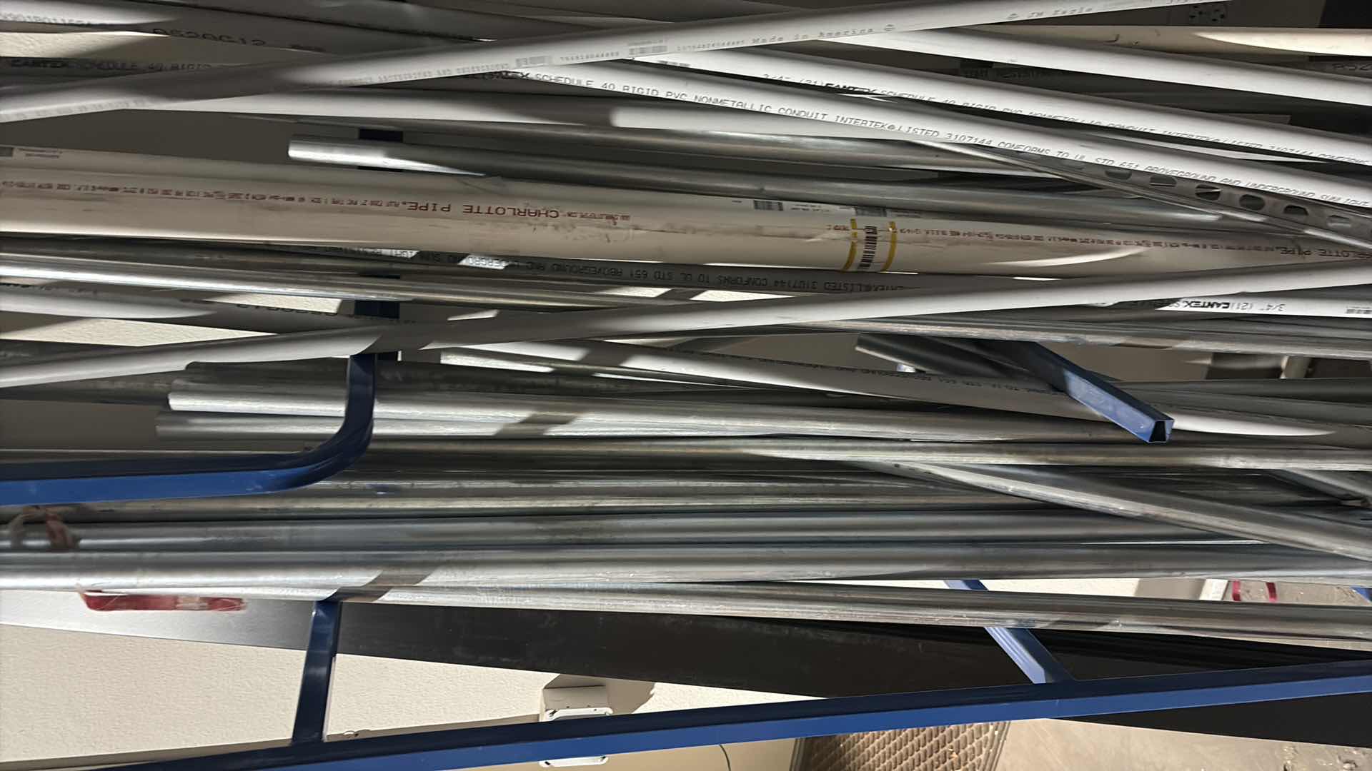 Photo 1 of INDUSTRIAL RACK 100”X 54” PIPE INCLUDED