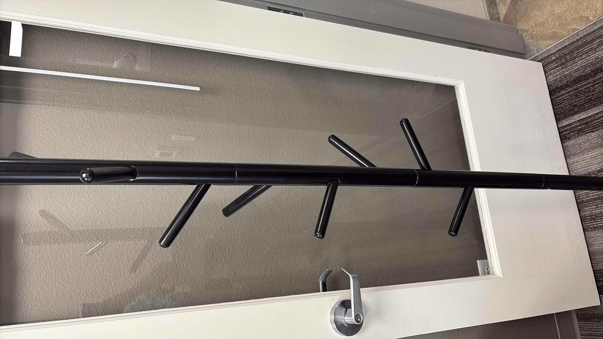 Photo 1 of BLACK WOODEN COATRACK 68”