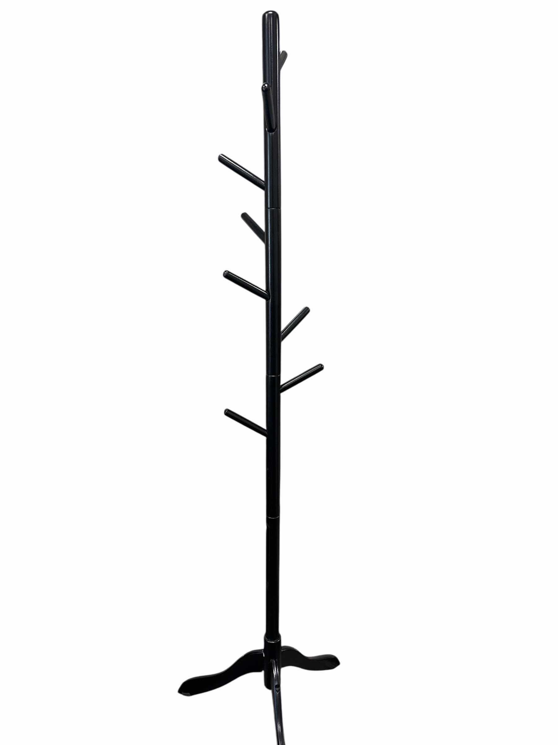 Photo 1 of BLACK WOODEN COATRACK 68”
