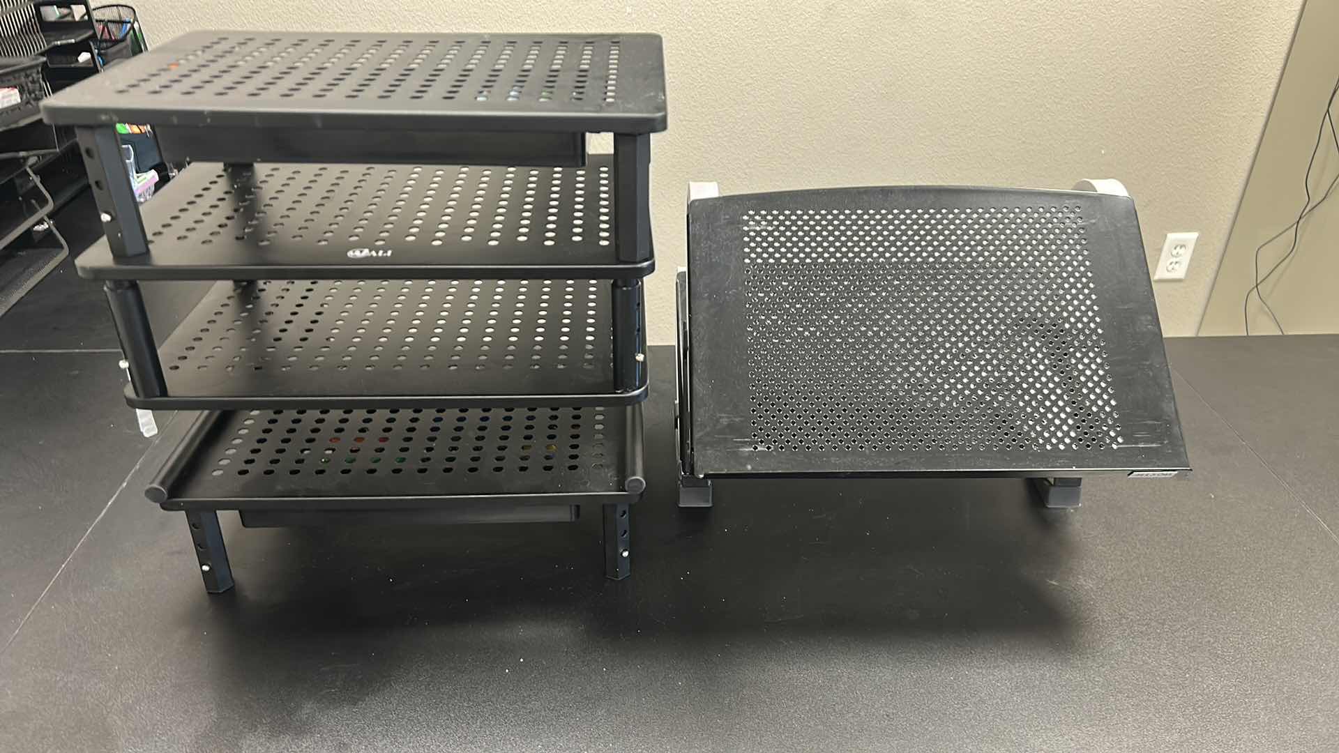 Photo 1 of BLACK DESK ORGANIZERS