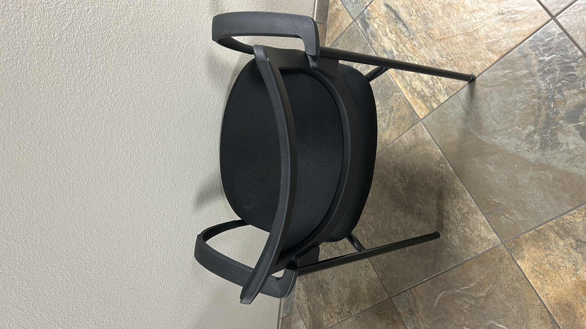 Photo 1 of FRAME BLACK FABRIC SEAT W ARMS OFFICE CHAIR