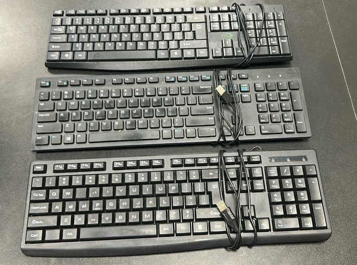Photo 1 of 3- COMPUTER KEYBOARDS