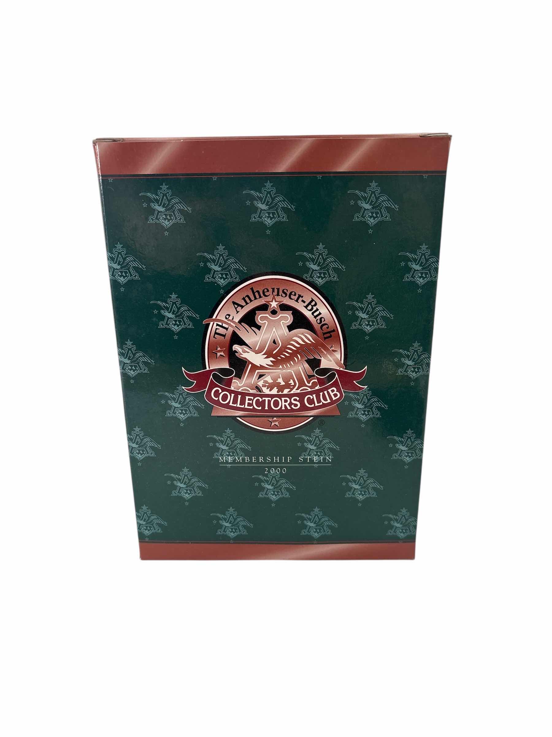 Photo 1 of 2000 ANHEUSER BUSCH COLLECTORS CLUB STEIN “BORN TO GREATNESS” COA