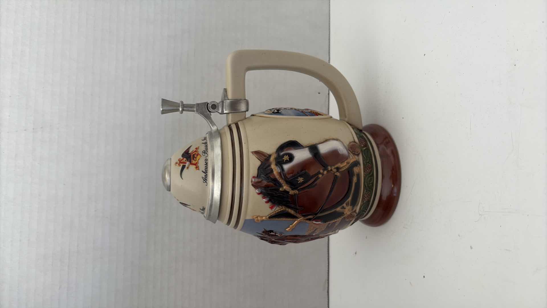 View 2 of 2001 ANHEUSER BUSCH COLLECTORS CLUB STEIN “LIVING THE LEGACY” COA