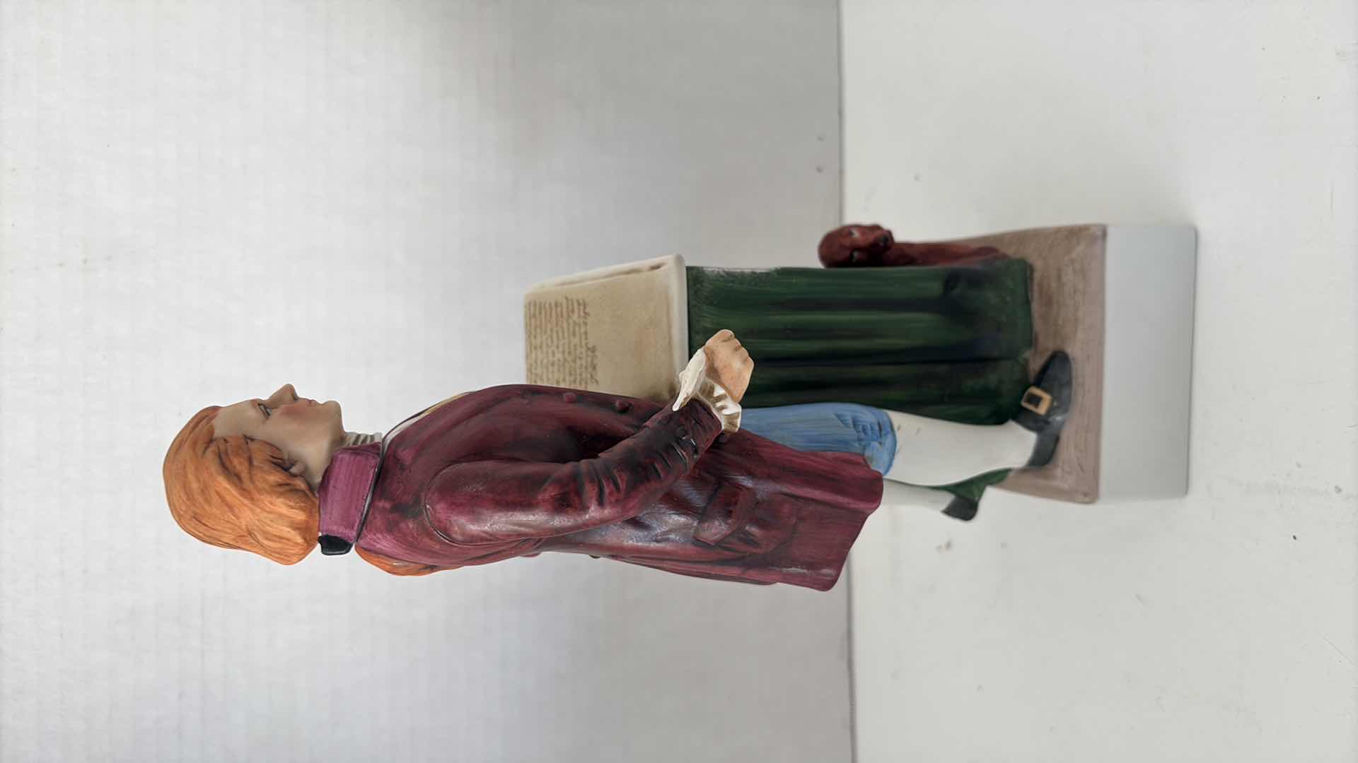 Photo 1 of MCCORMICK BOURBON  “THOMAS JEFFERSON”PORCELAIN DECANTER (EMPTY)