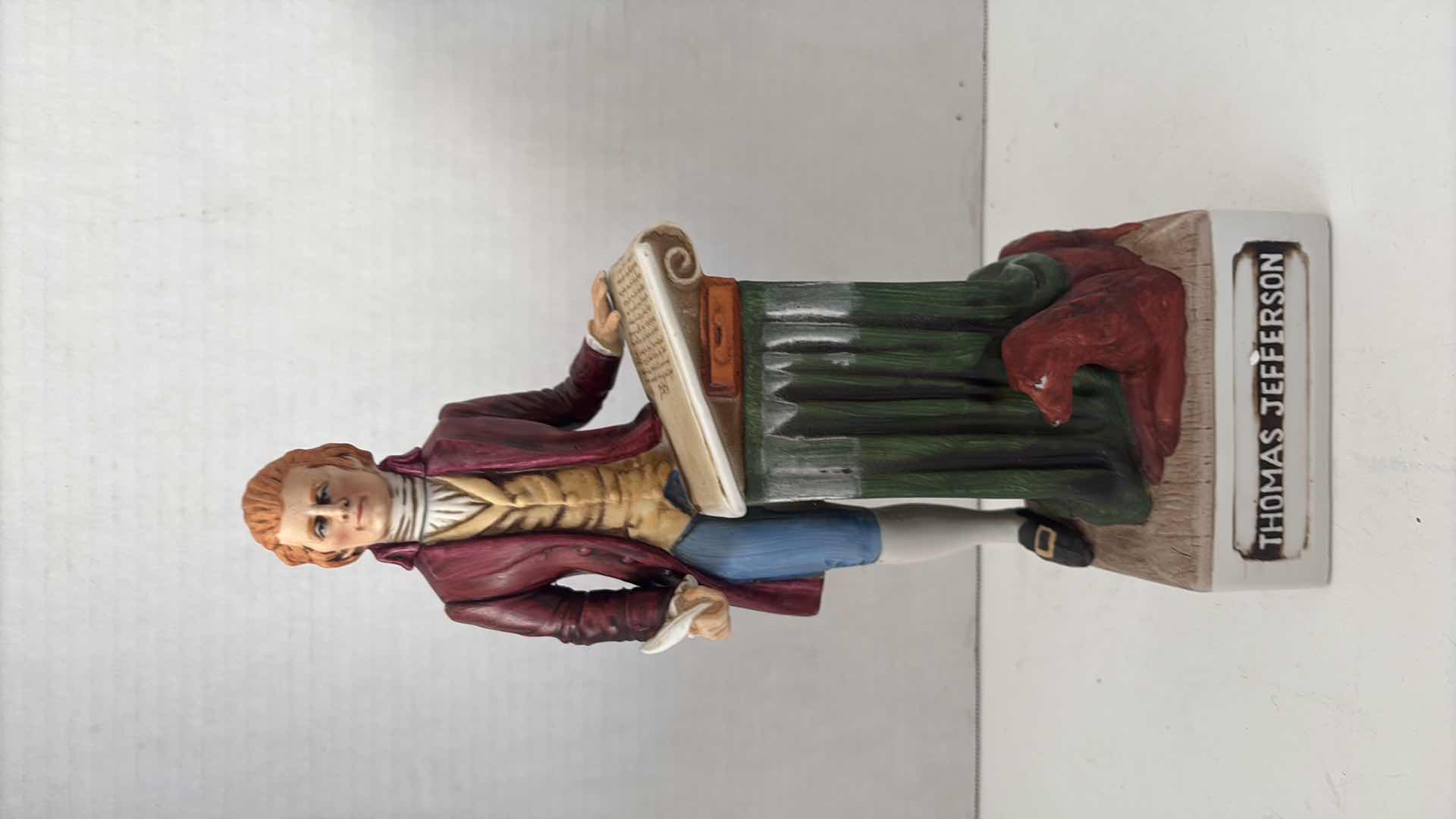 Photo 1 of MCCORMICK BOURBON  “THOMAS JEFFERSON”PORCELAIN DECANTER (EMPTY)