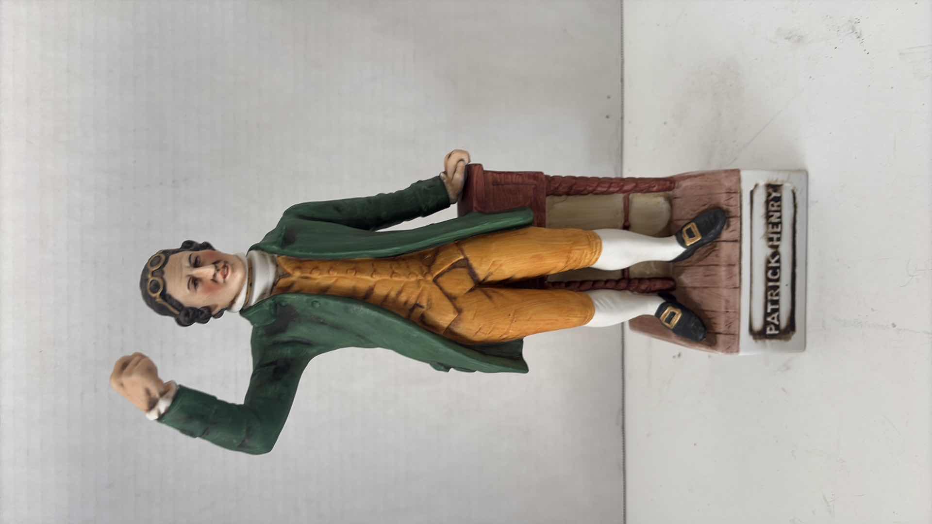 Photo 1 of MCCORMICK BOURBON  “PATRICK HENRY” PORCELAIN DECANTER (EMPTY)