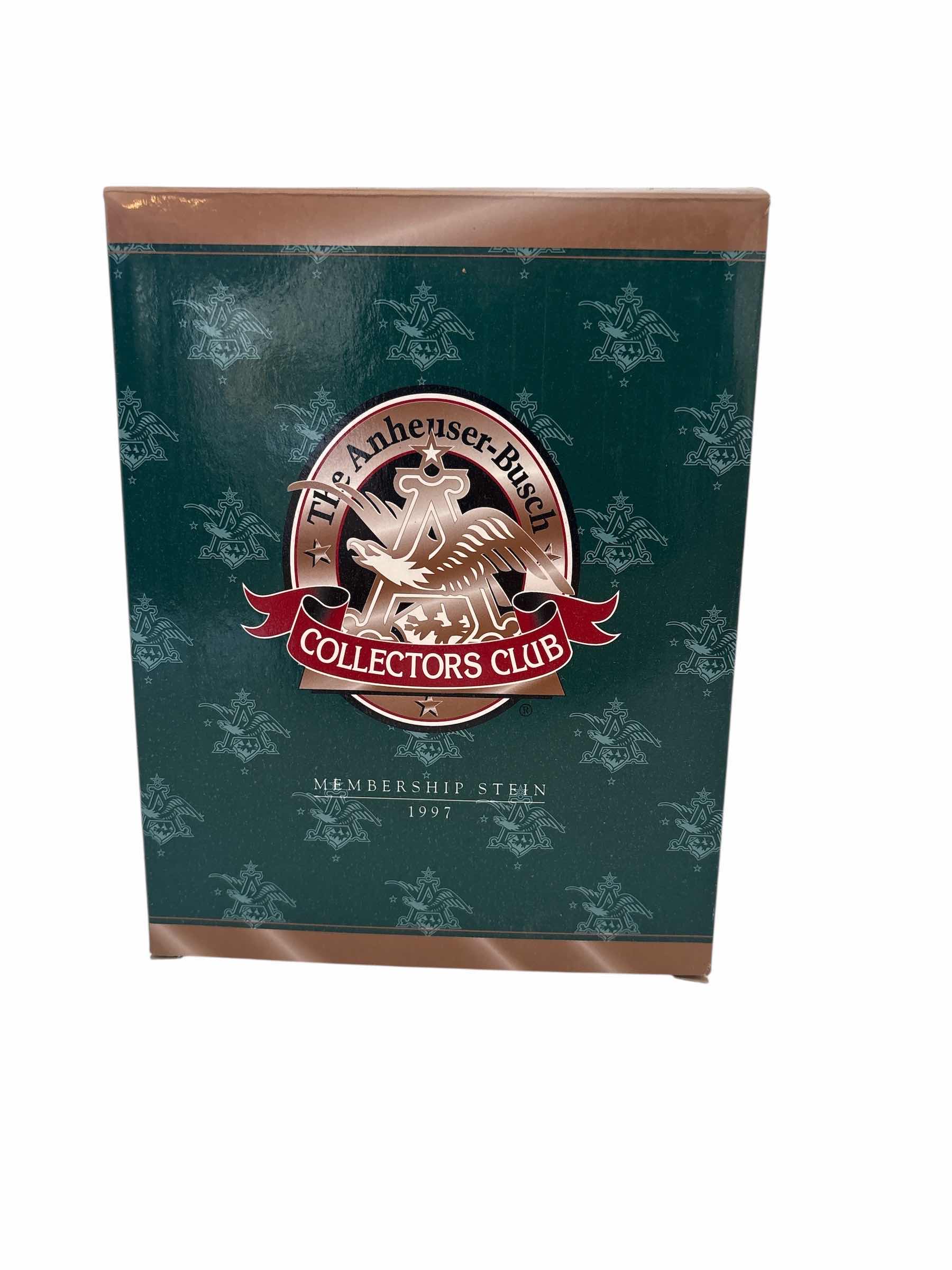 Photo 1 of 1997 ANHEUSER BUSCH COLLECTORS CLUB STEIN “PRIDE AND TRADITION” COA