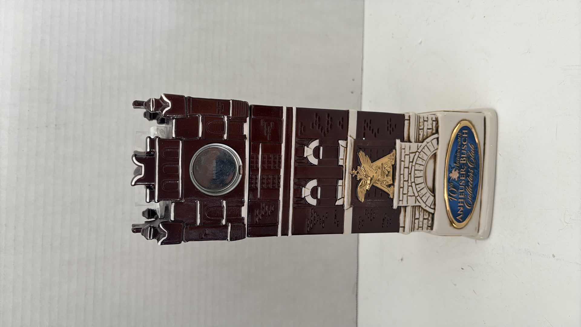 Photo 1 of 2005 ANHEUSER BUSCH”BREW HOUSE CLOCK TOWER” 10TH ANNIVERSARY COLLECTORS CLUB STEIN