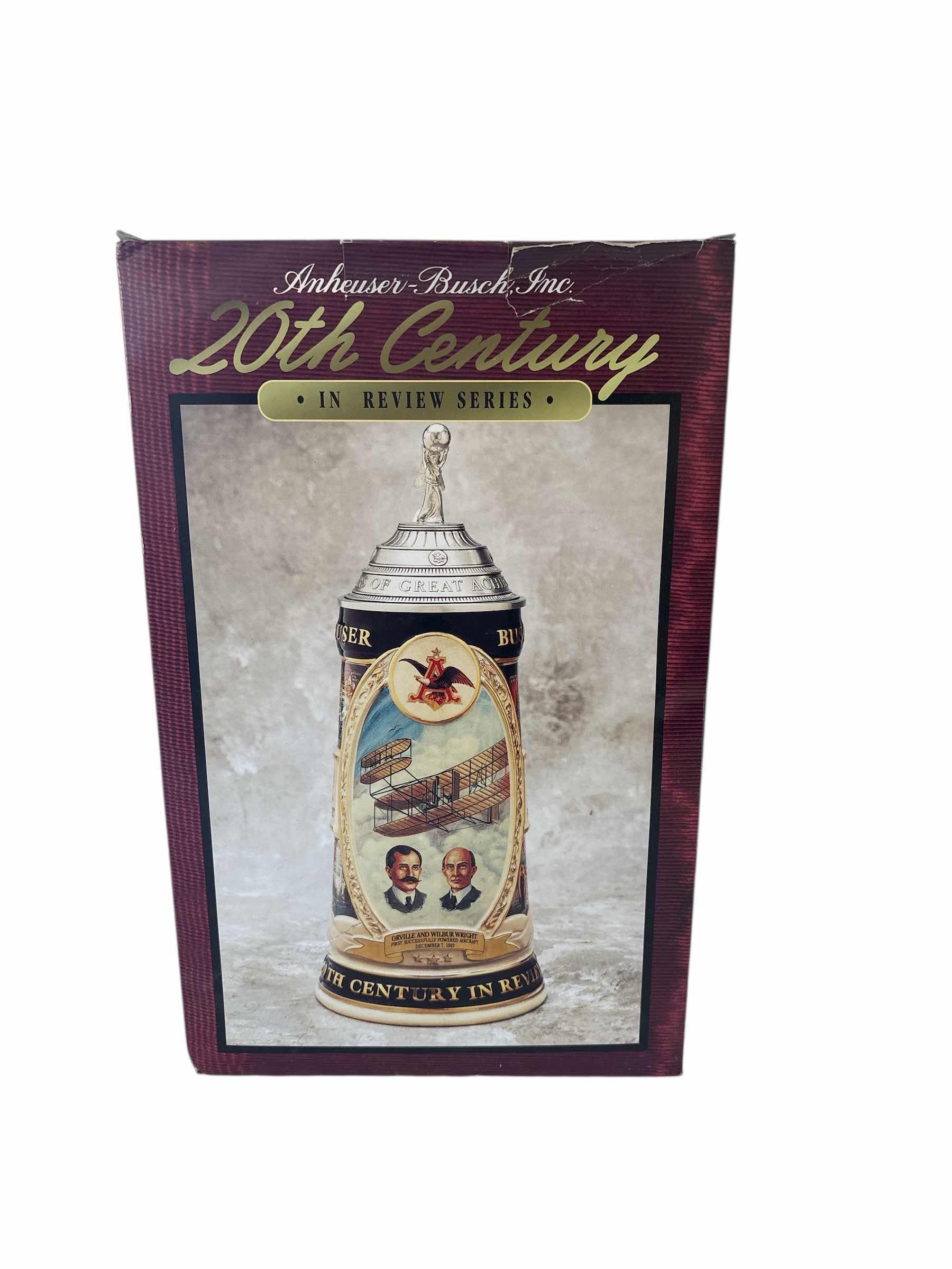 Photo 1 of ANHEUSER BUSCH “ORVILLE AND WILBUR WRIGHT” STEIN