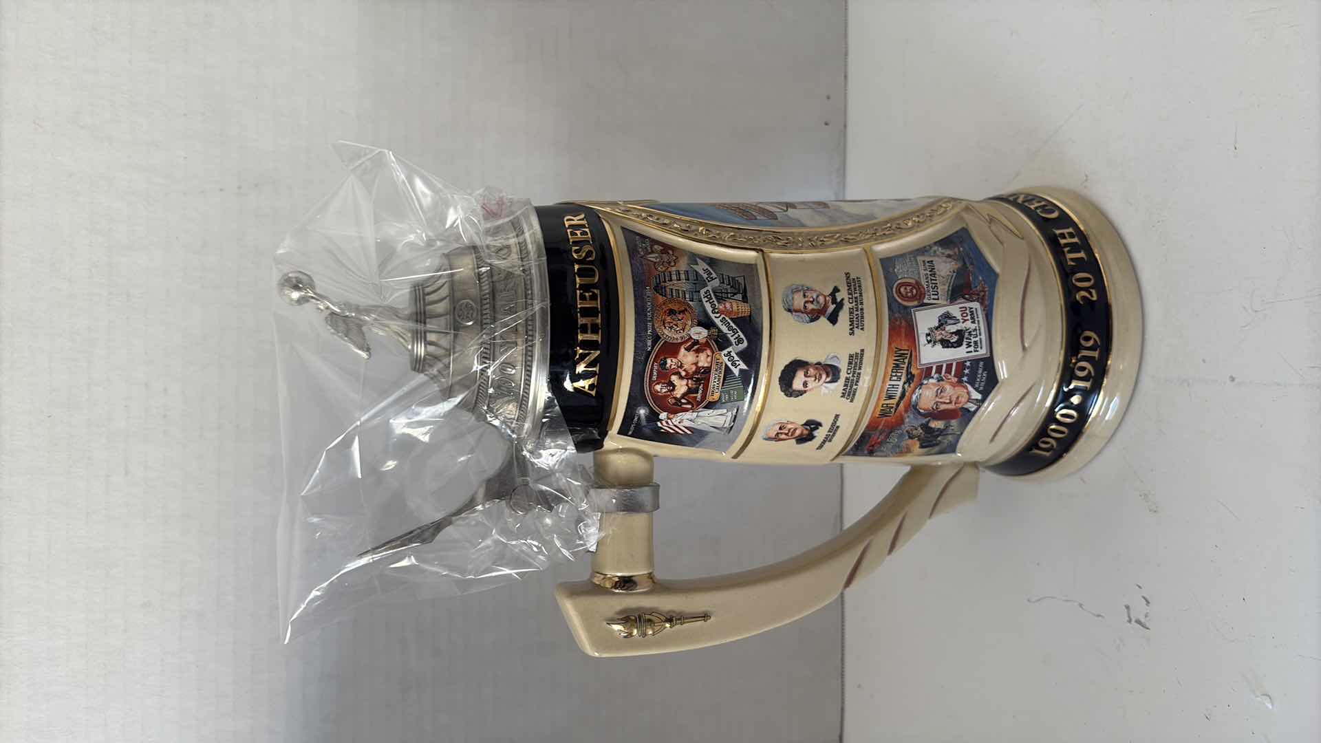 Photo 1 of ANHEUSER BUSCH “ORVILLE AND WILBUR WRIGHT” STEIN
