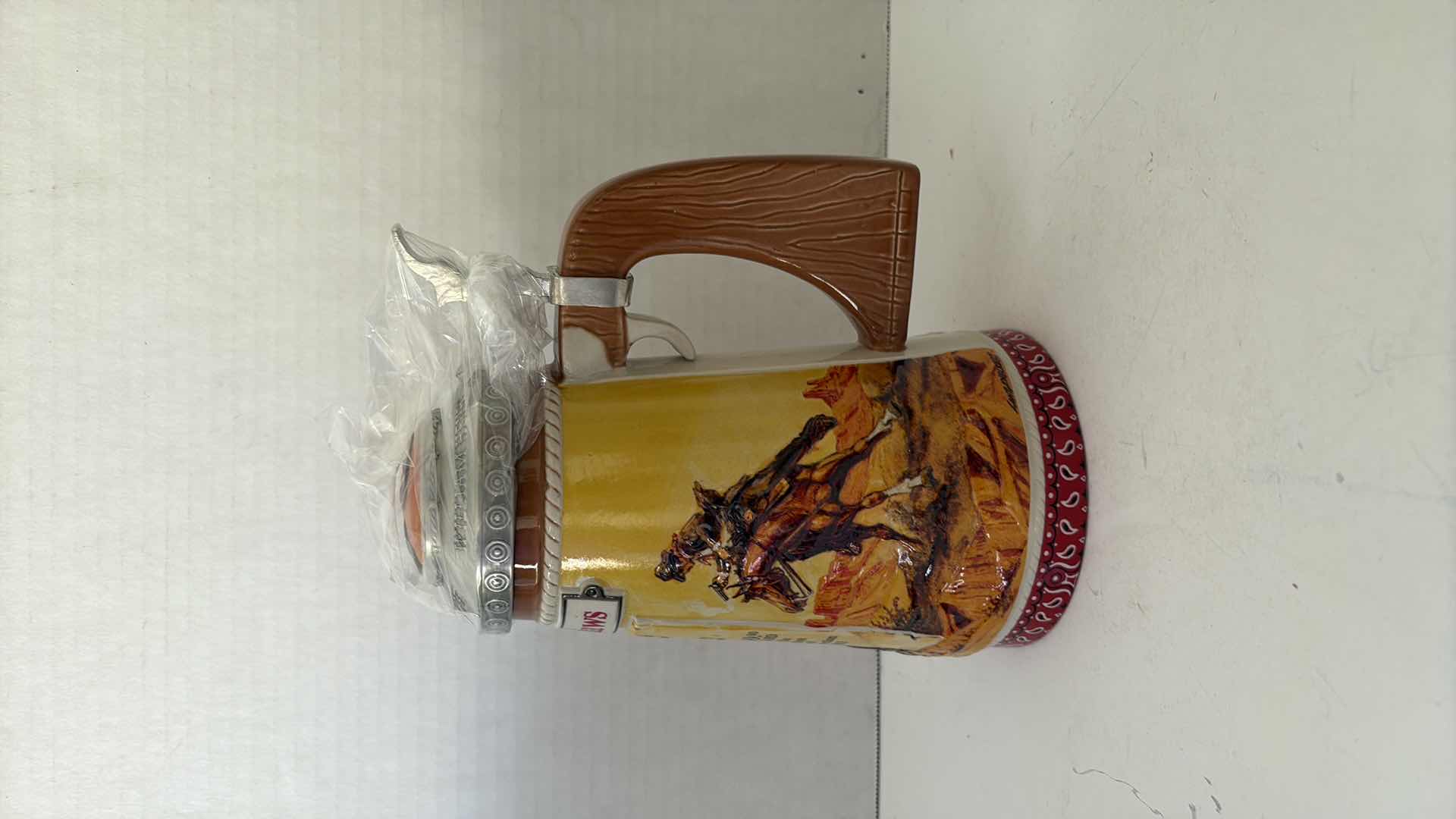 Photo 1 of 2003 ANHEUSER BUSCH FAMOUS OUTLAWZ “BILLY THE KID” COLLECTORS STEIN