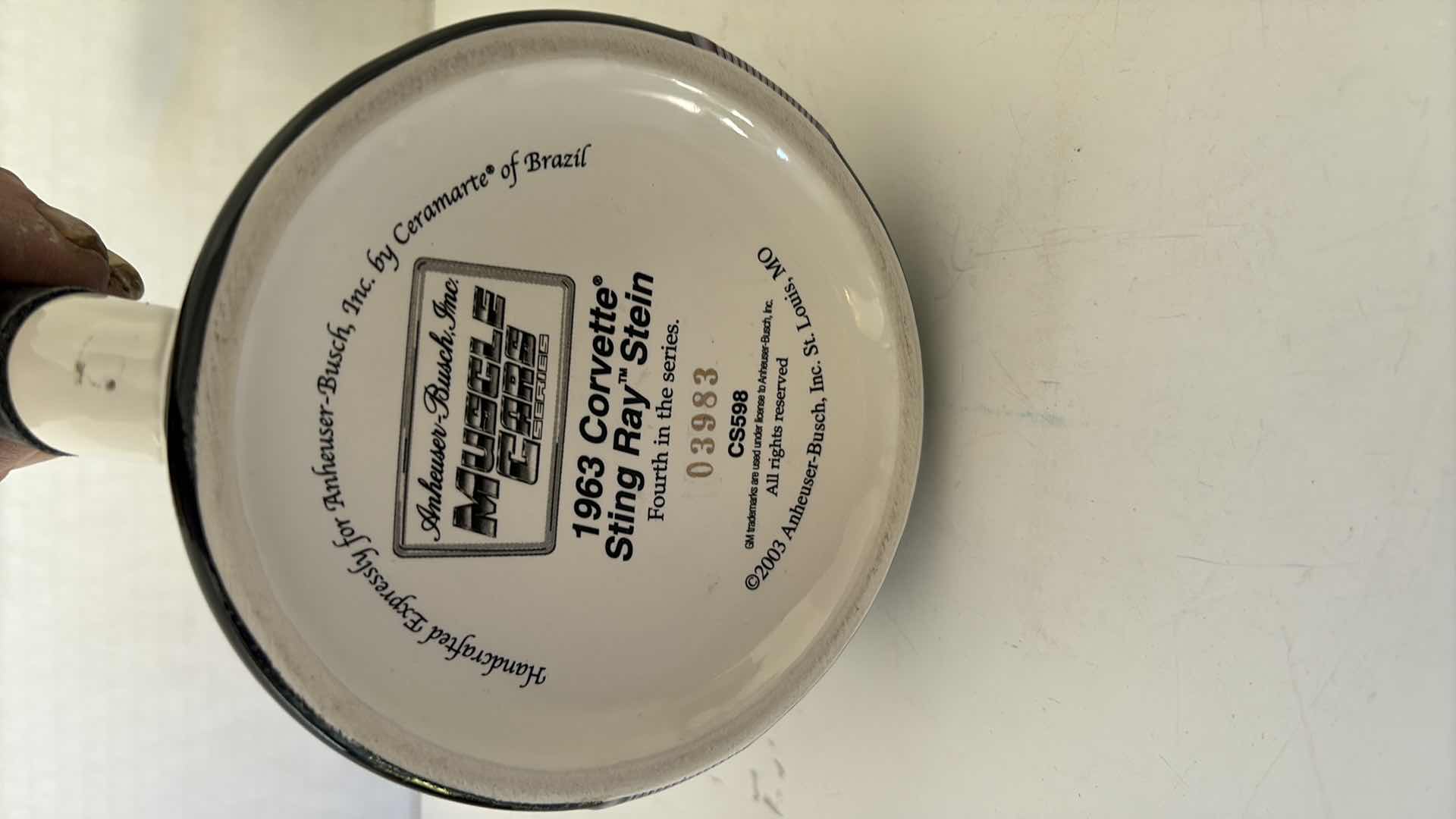 Photo 1 of ANHEUSER BUSCH MUSCLE CARS 1963 CORVETTE STING RAY STEIN