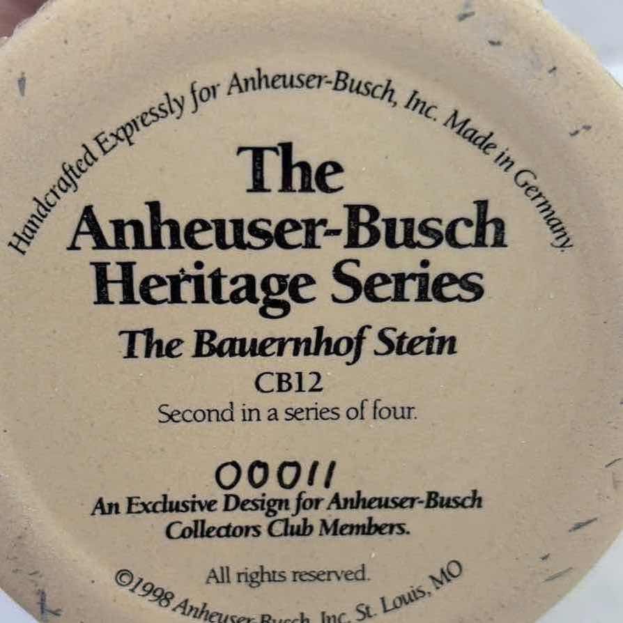 Photo 1 of ANHEUSER BUSCH HERITAGE SERIES “ THE BAUERNHOF “ STEIN