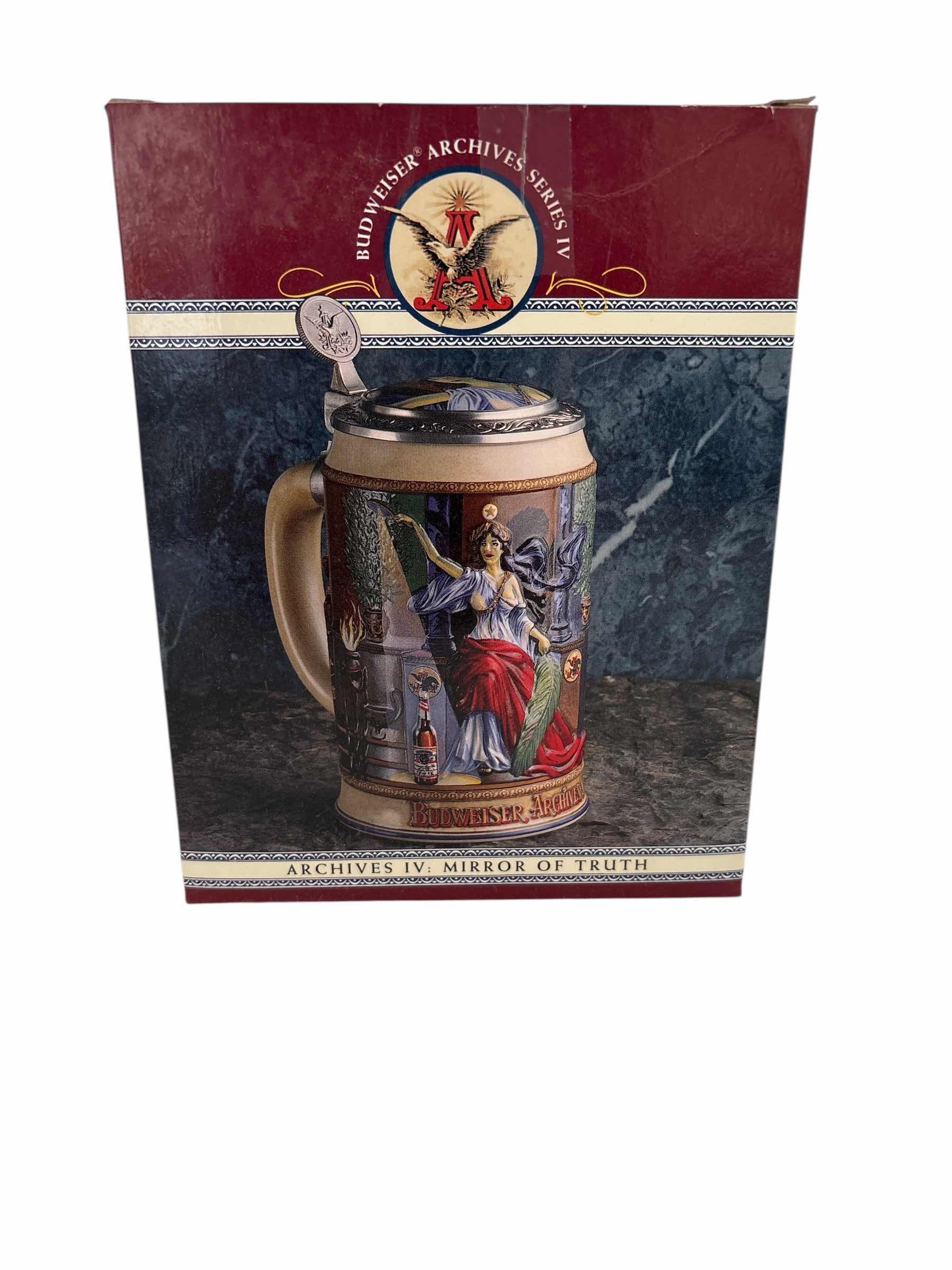 Photo 1 of BUDWEISER ARCHIVES SERIES 4 “MIRROR OF TRUTH” STEIN