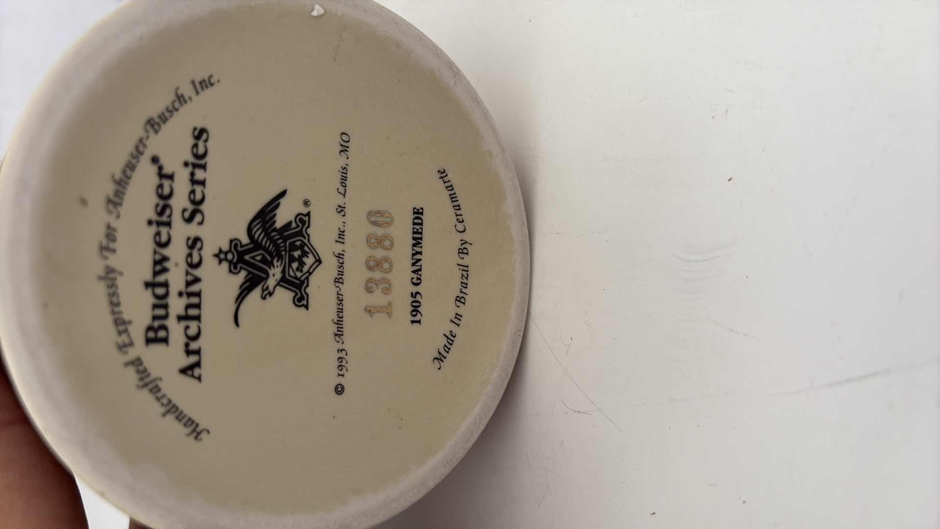 Photo 1 of BUDWEISER ARCHIVES SERIES 2 “GANYMEDE” STEIN