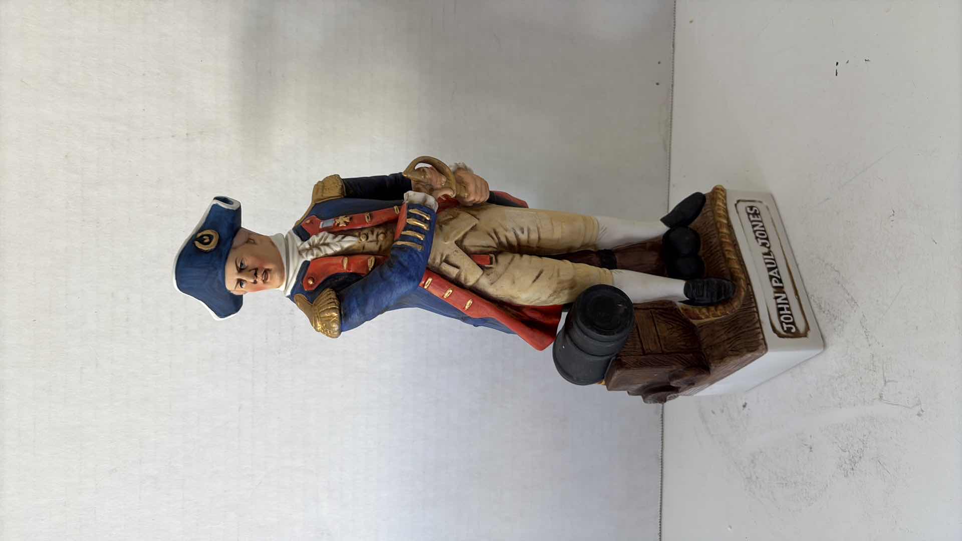 Photo 1 of MCCORMICK BOURBON  “JOHN PAUL JONES ”PORCELAIN DECANTER (EMPTY)
