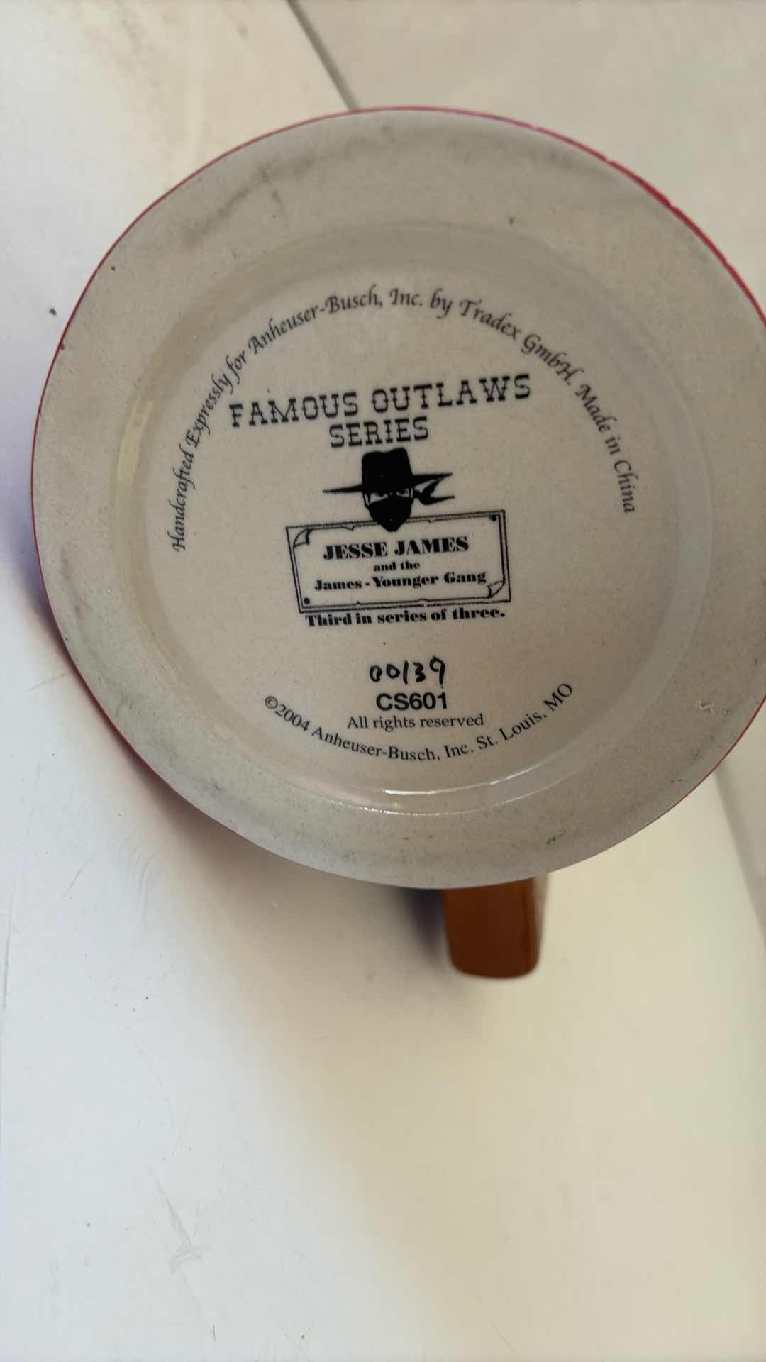 Photo 1 of FAMOUS OUTLAWS SERIES “ JESSE JAMES”STEIN