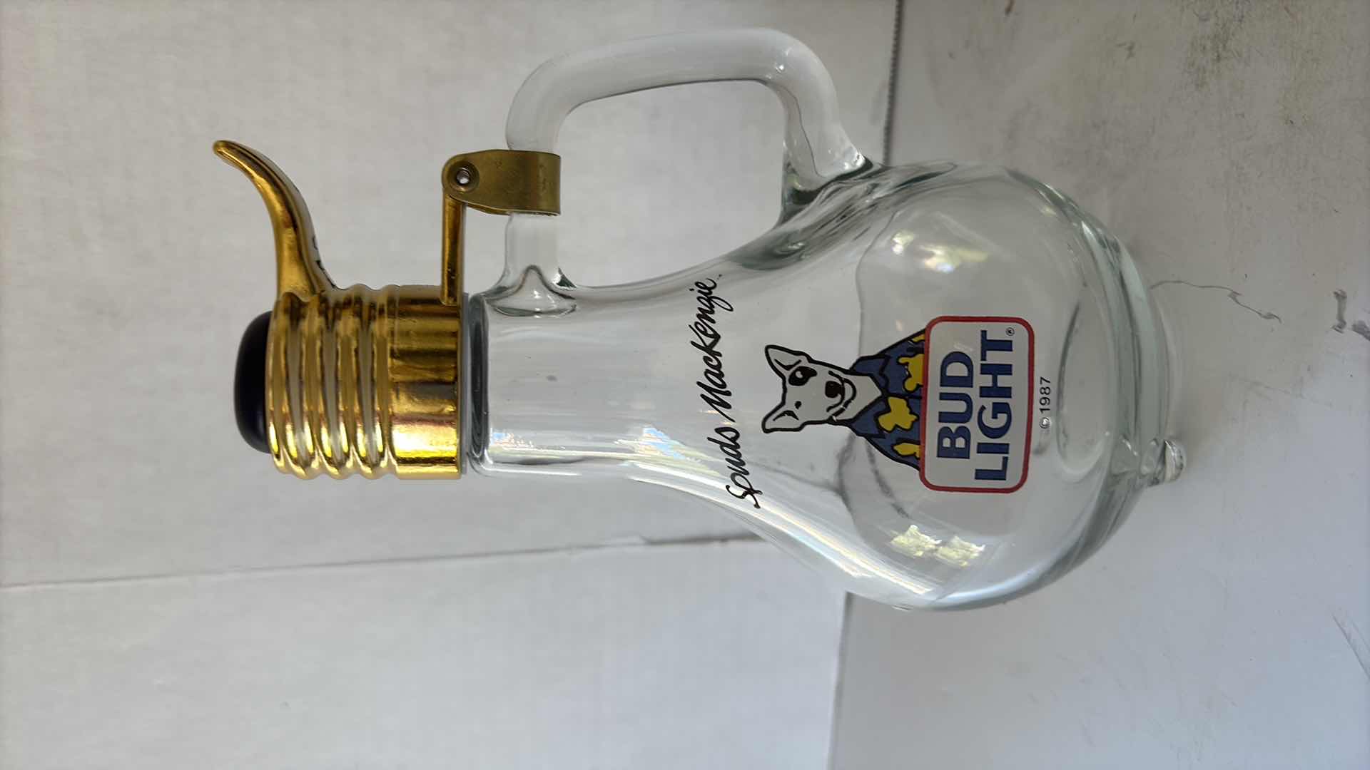 Photo 1 of Light “spudS MACKENZIE “ LIGHT BULB STEIN IN ORIGINAL BOX