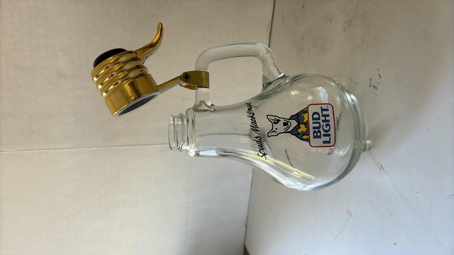 Photo 1 of Light “spudS MACKENZIE “ LIGHT BULB STEIN IN ORIGINAL BOX