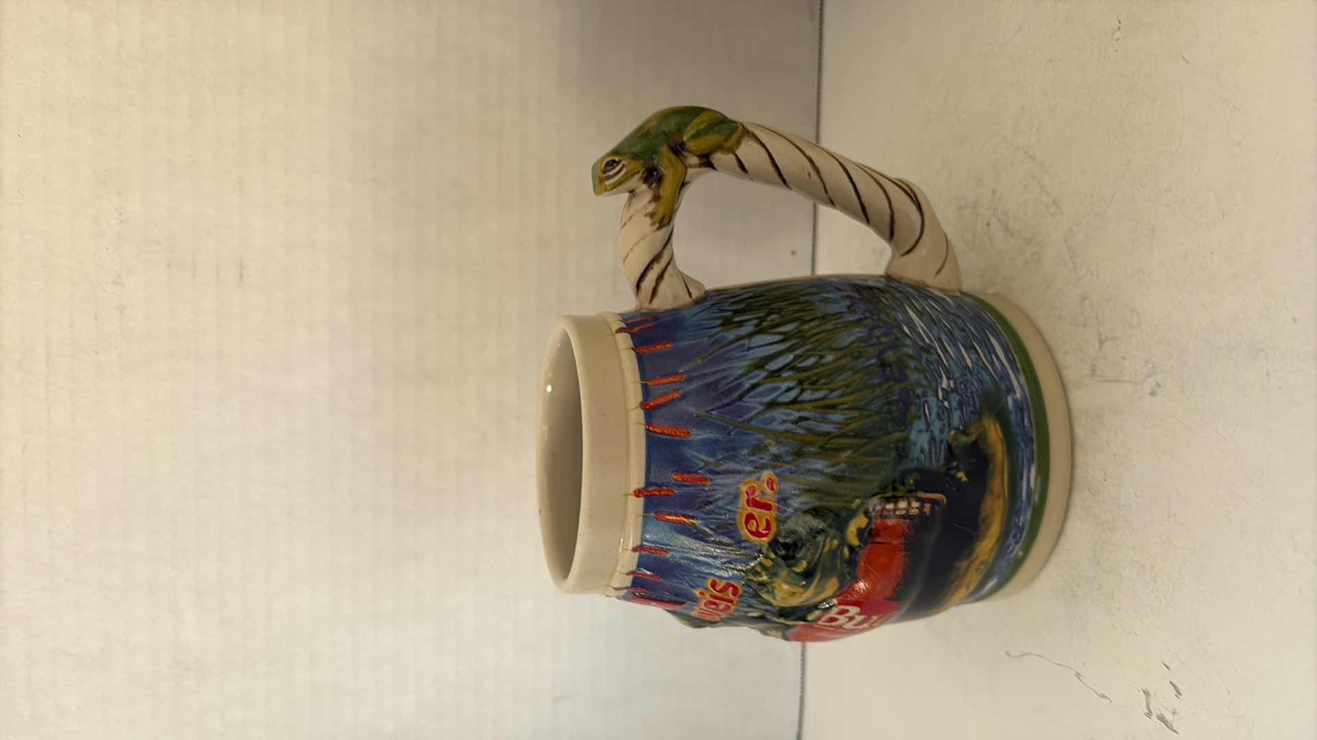 Photo 1 of BUDWEISER  “FROG" STEIN IN ORIGINAL BOX