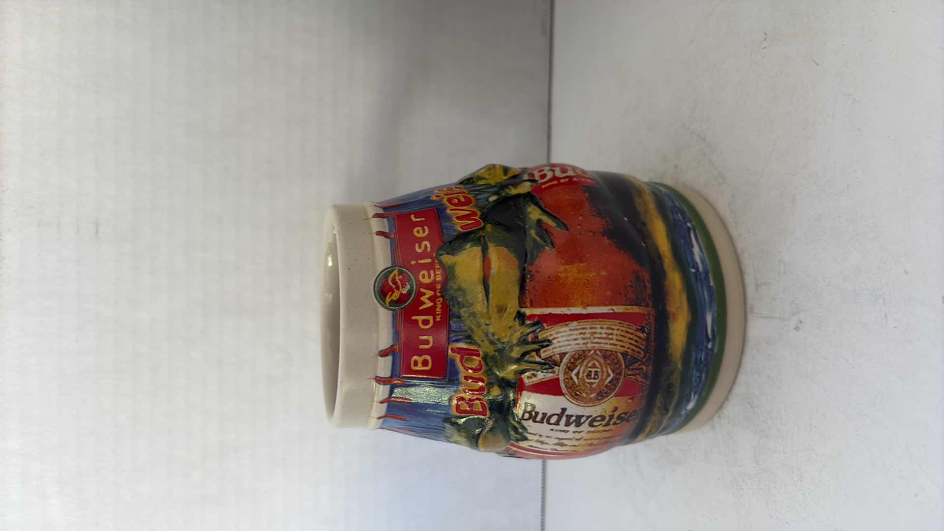 Photo 1 of BUDWEISER  “FROG" STEIN IN ORIGINAL BOX