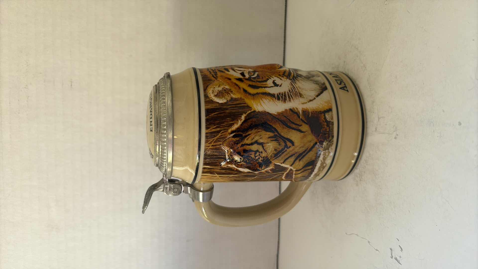 Photo 1 of BUDWEISER ENDANGERED SPECIES SERIES “ASIAN TIGER” STEIN