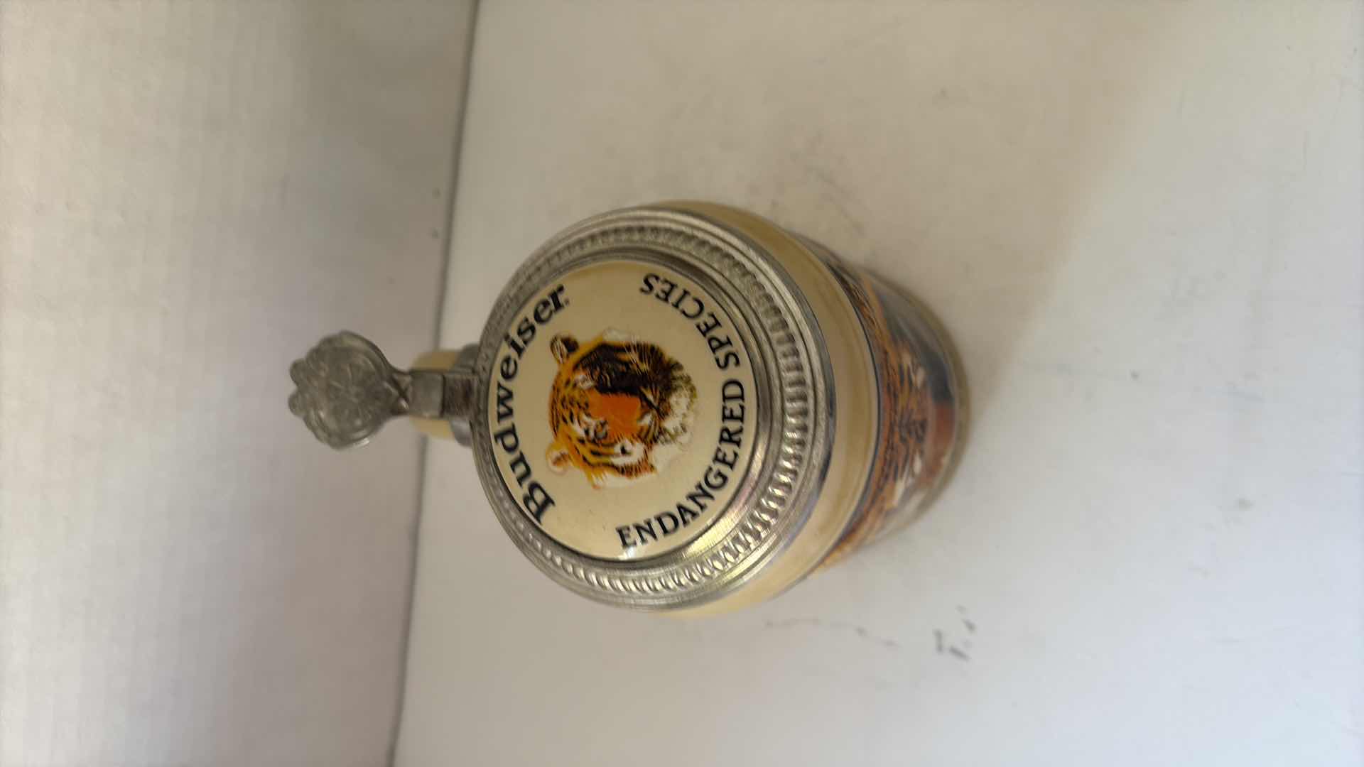 Photo 1 of BUDWEISER ENDANGERED SPECIES SERIES “ASIAN TIGER” STEIN