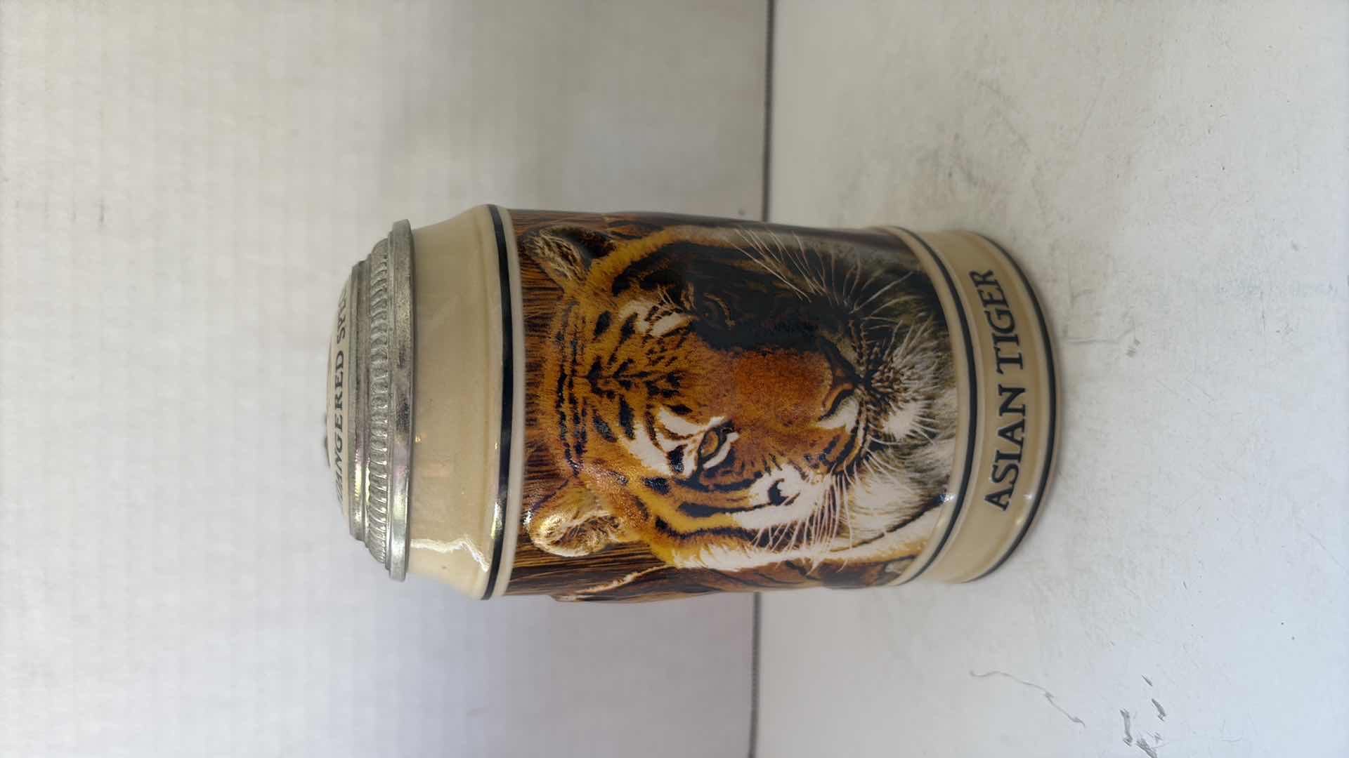 Photo 1 of BUDWEISER ENDANGERED SPECIES SERIES “ASIAN TIGER” STEIN