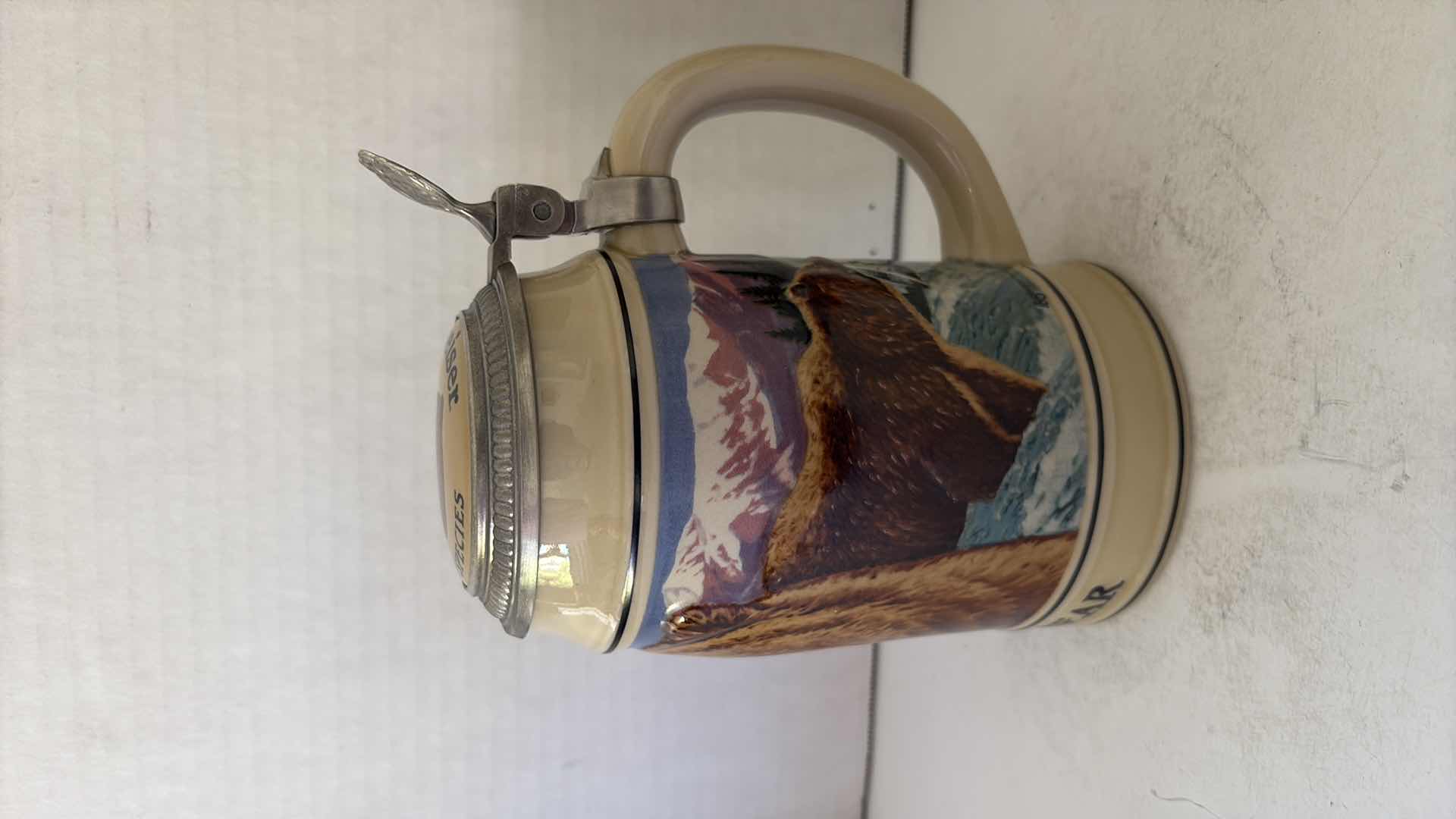 Photo 1 of BUDWEISER ENDANGERED SPECIES SERIES “GRIZZLY BEAR” STEIN