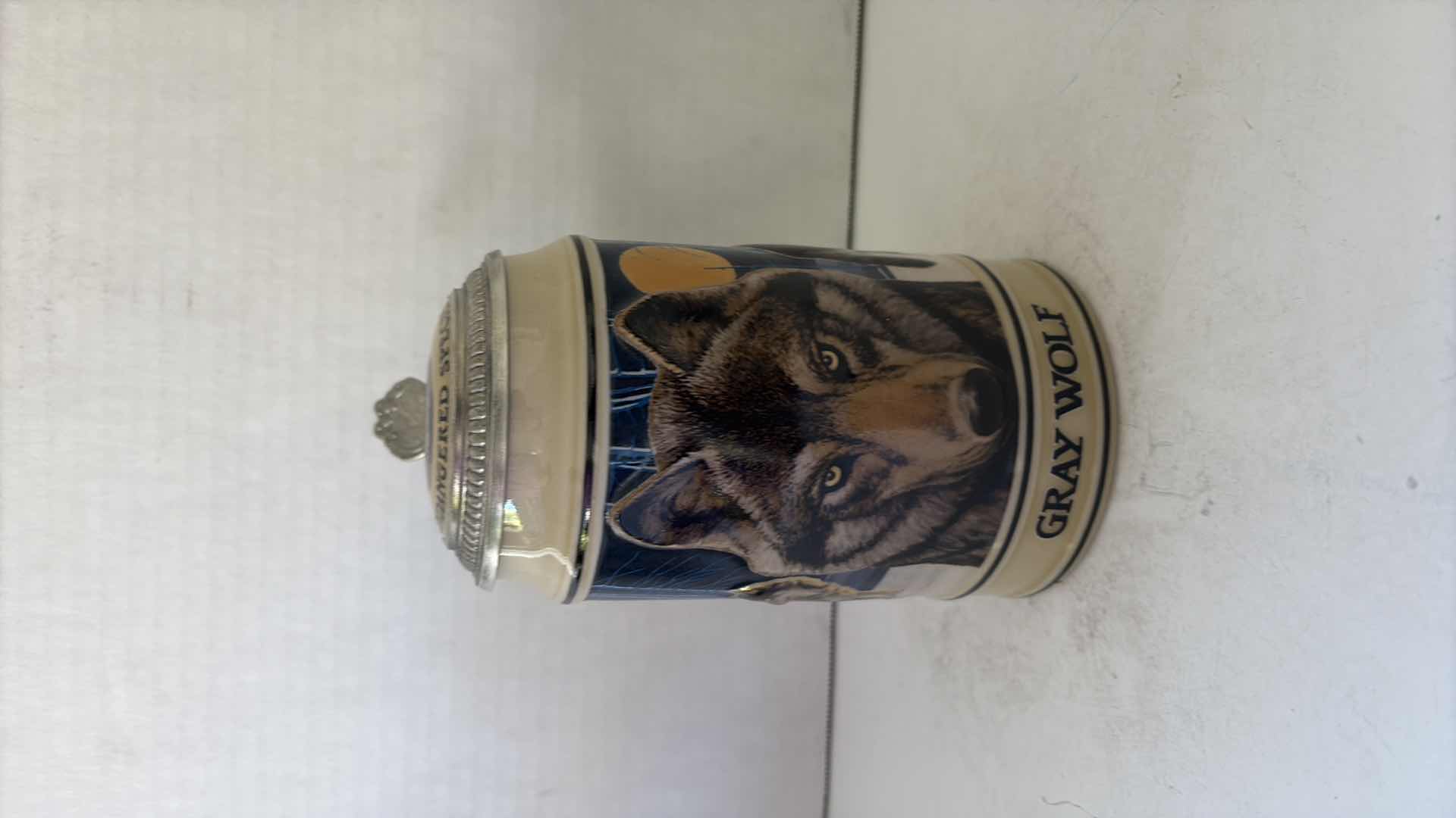 Photo 1 of BUDWEISER ENDANGERED SPECIES SERIES “ GRAY WOLF” STEIN