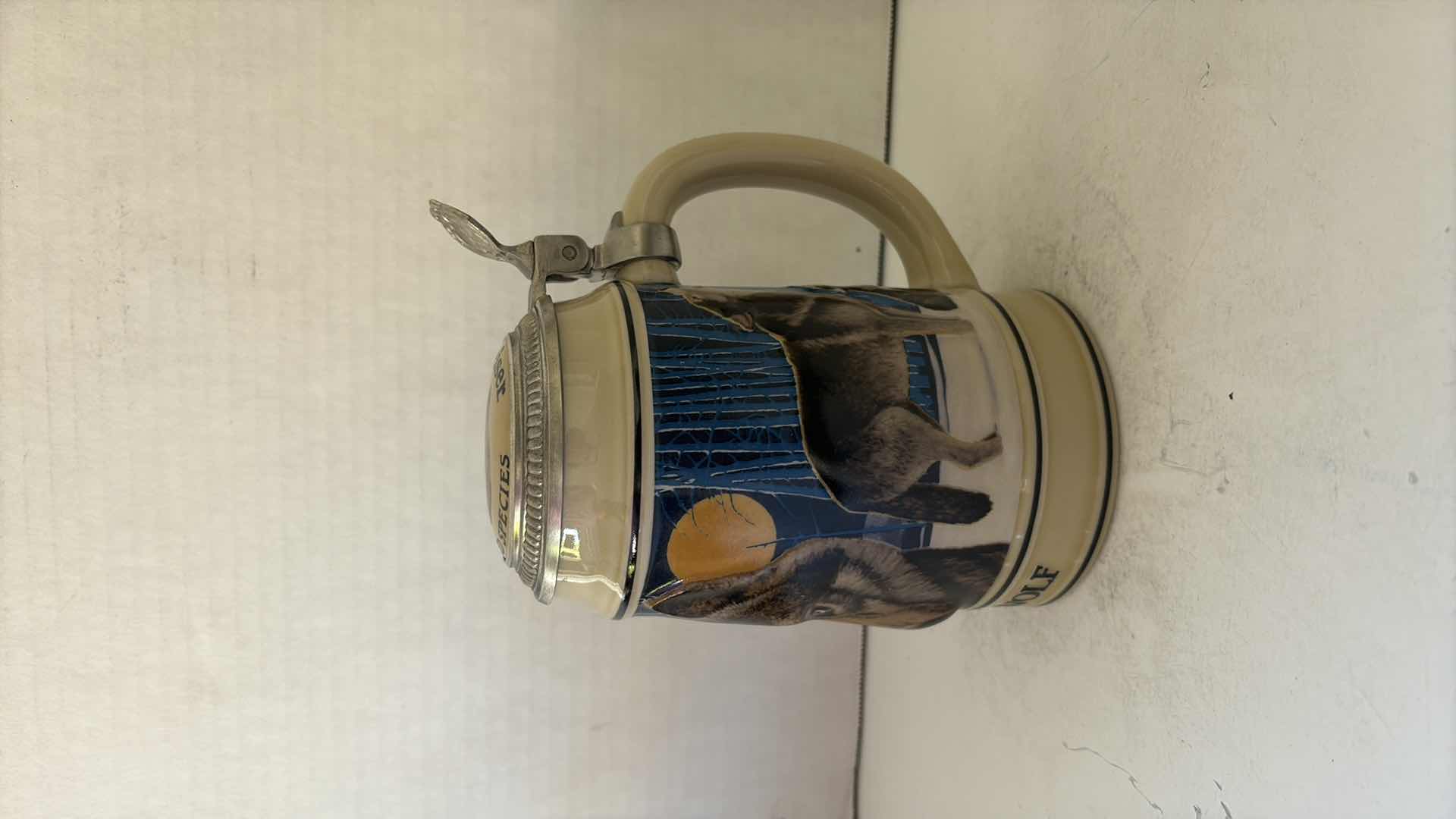 Photo 1 of BUDWEISER ENDANGERED SPECIES SERIES “ GRAY WOLF” STEIN